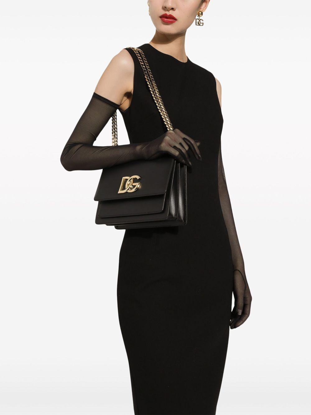 logo-plaque leather crossbody bag  Product Image