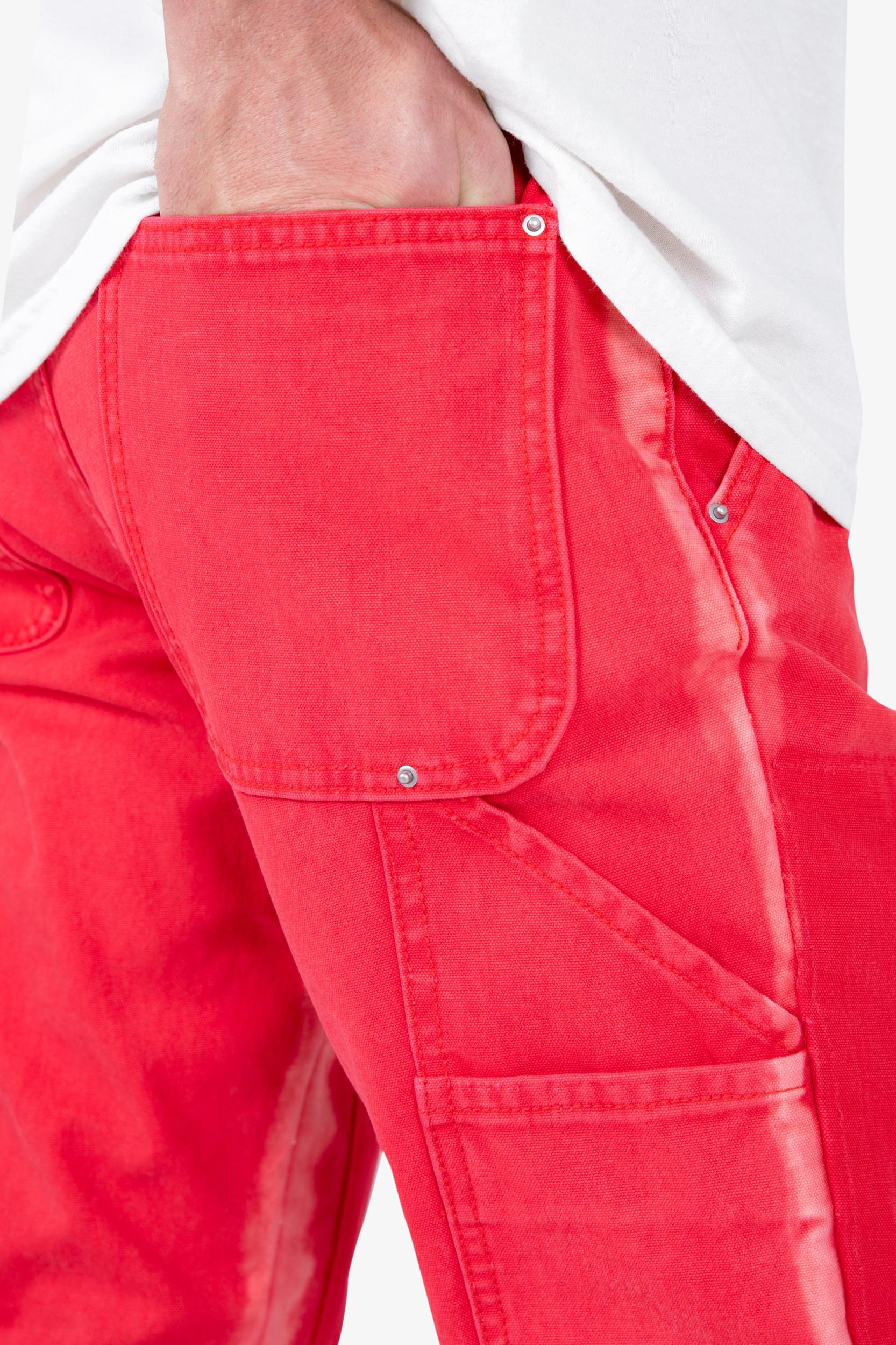 B404 Flare Denim - Red Male Product Image