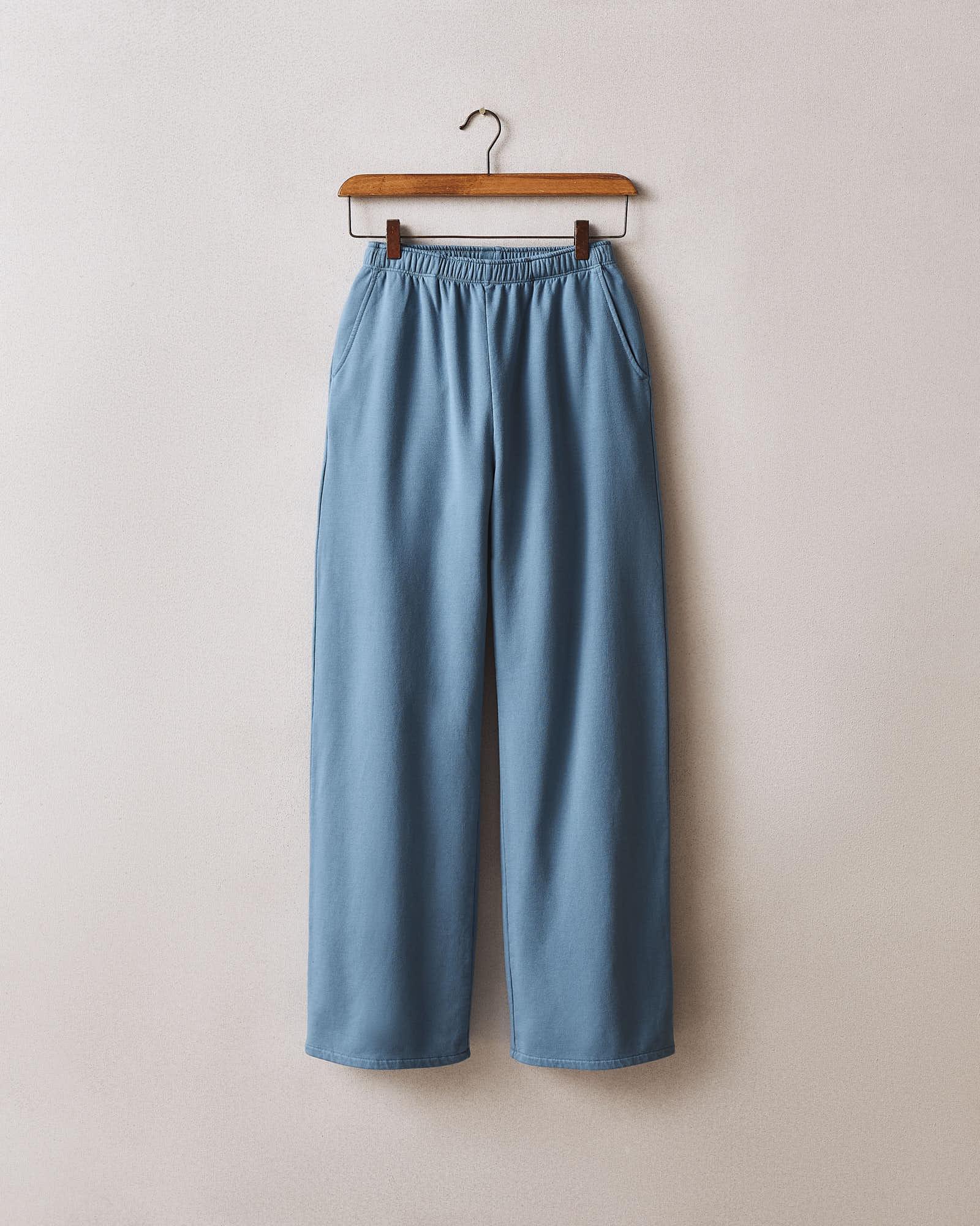 Women's Modal Fleece Straight Pant - Bluefin Product Image