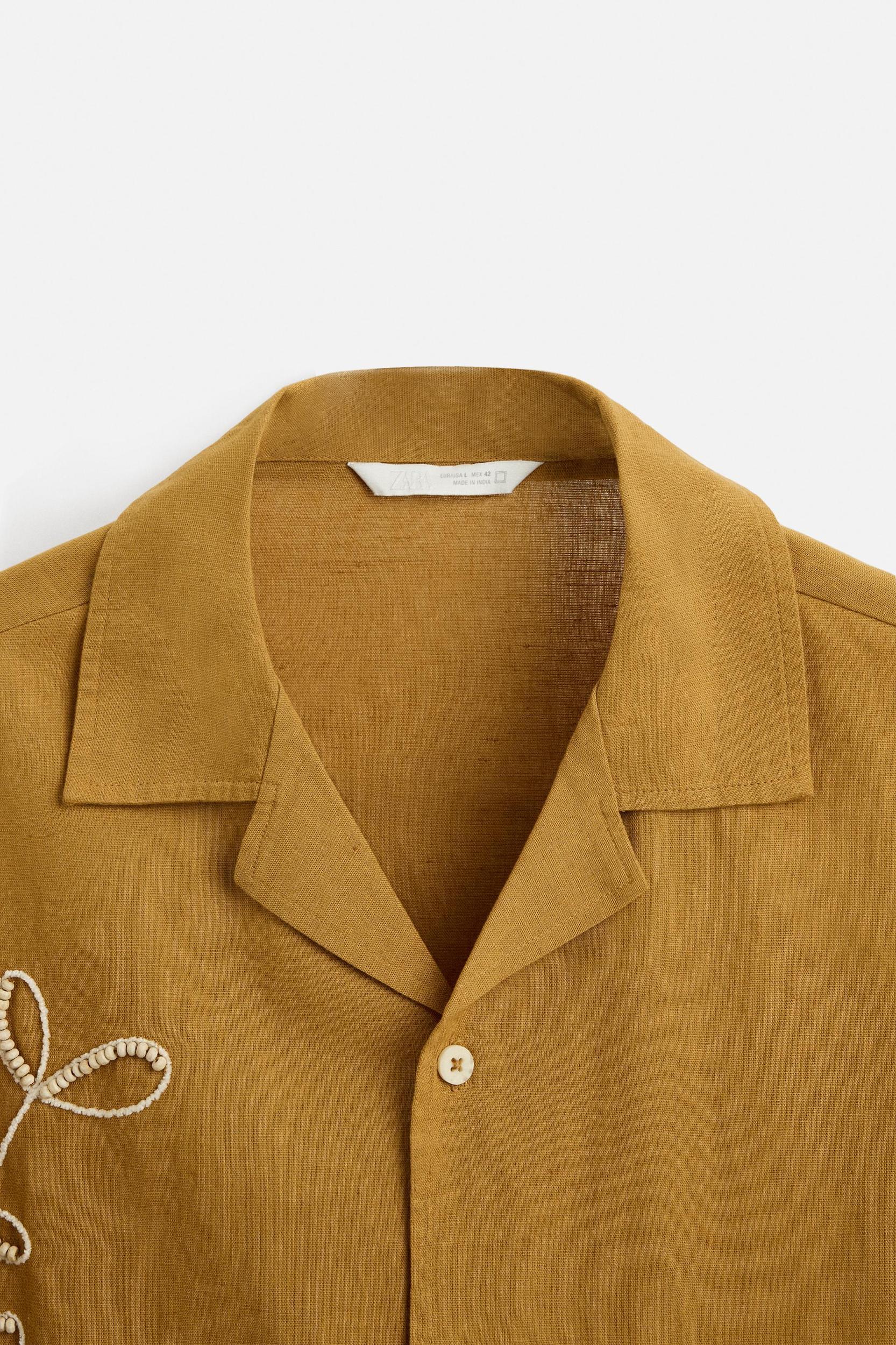 BEADED EMBROIDERY SHIRT Product Image