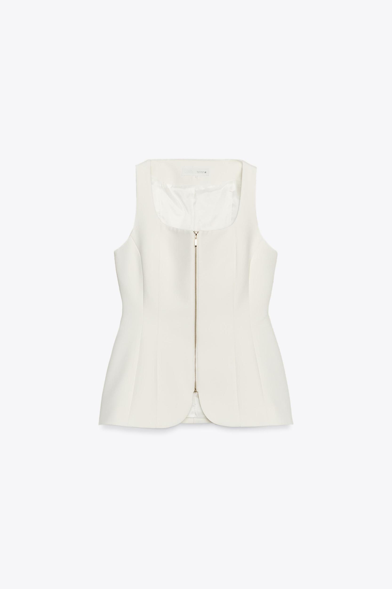 ZIP-UP BUSTIER VEST Product Image