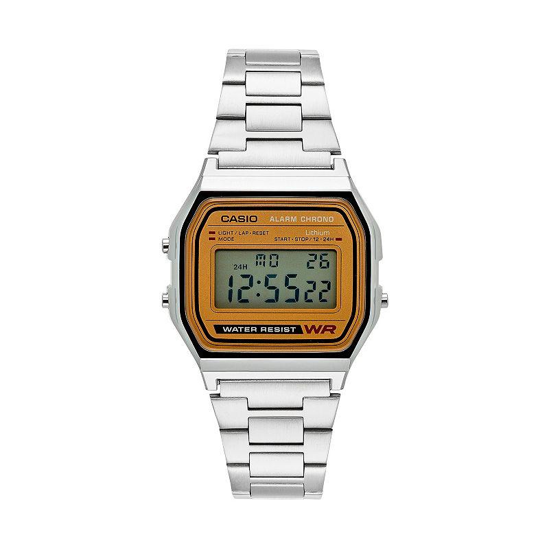Casio Men's Digital Watch - A158WEA-9, Silver Tone Product Image