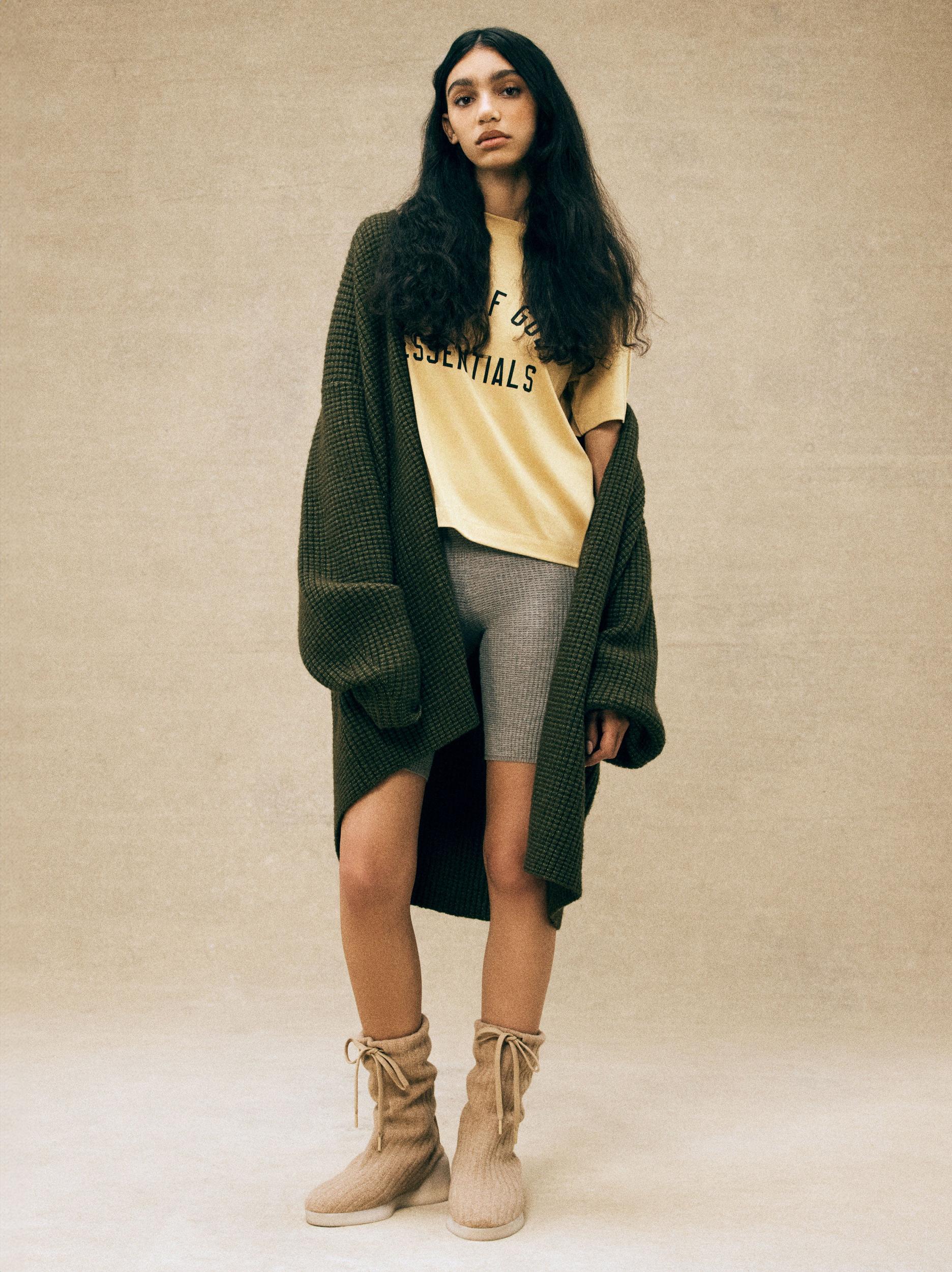 Womens Waffle Biker Short Female Product Image