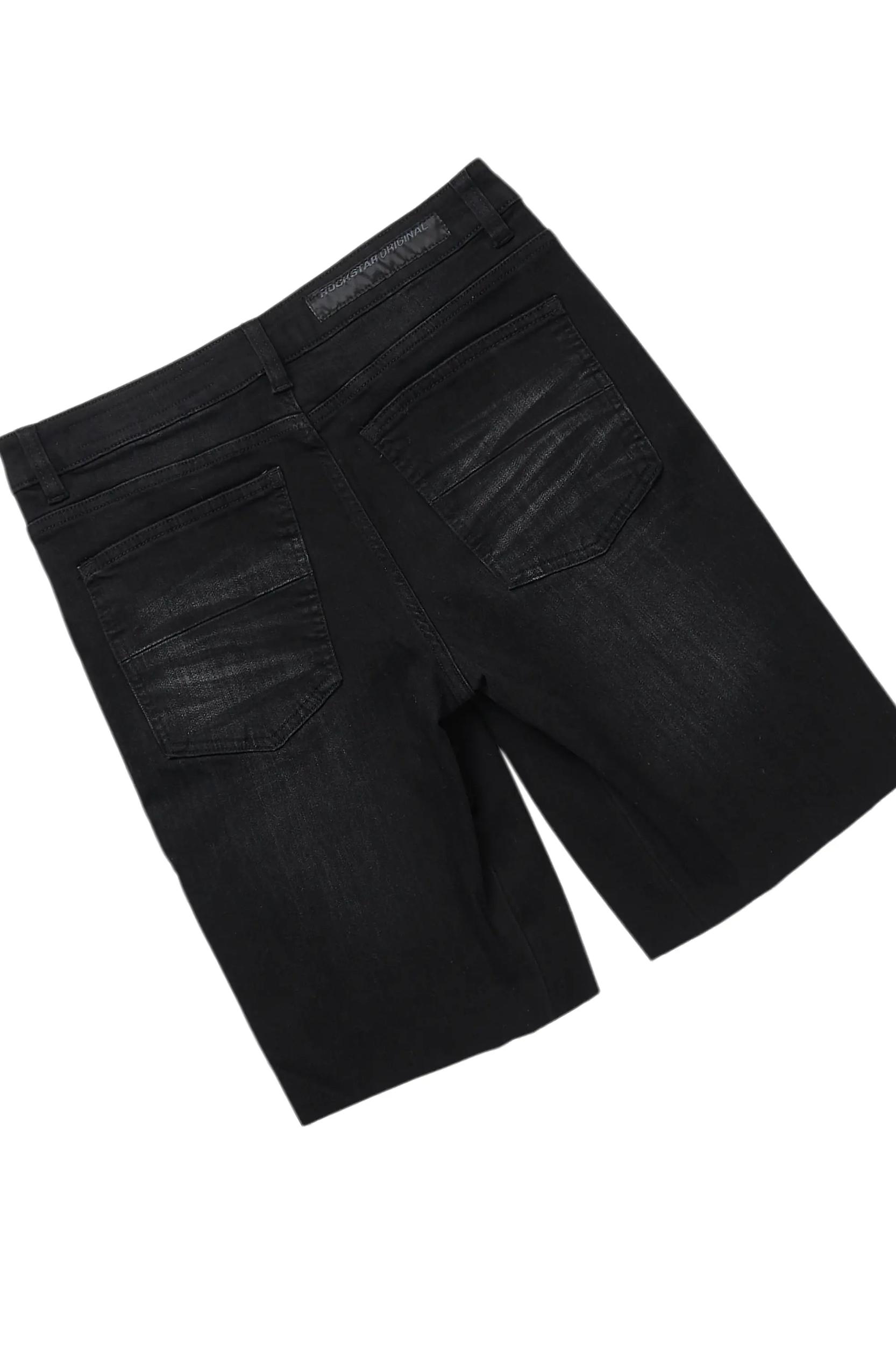 Beno Black T-Shirt/Denim Short Set Male Product Image