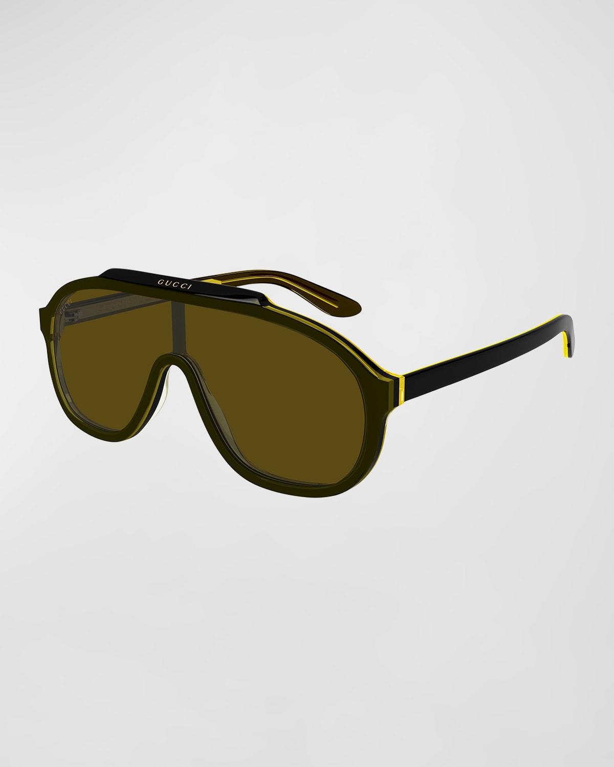 Mens Acetate Aviator Sunglasses Product Image
