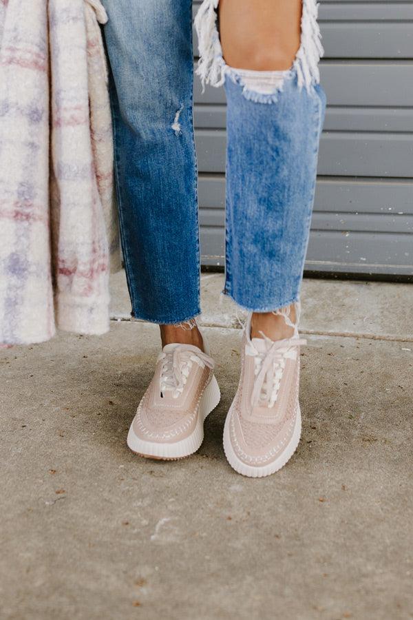 The Sean Platform Sneaker In Blush Product Image