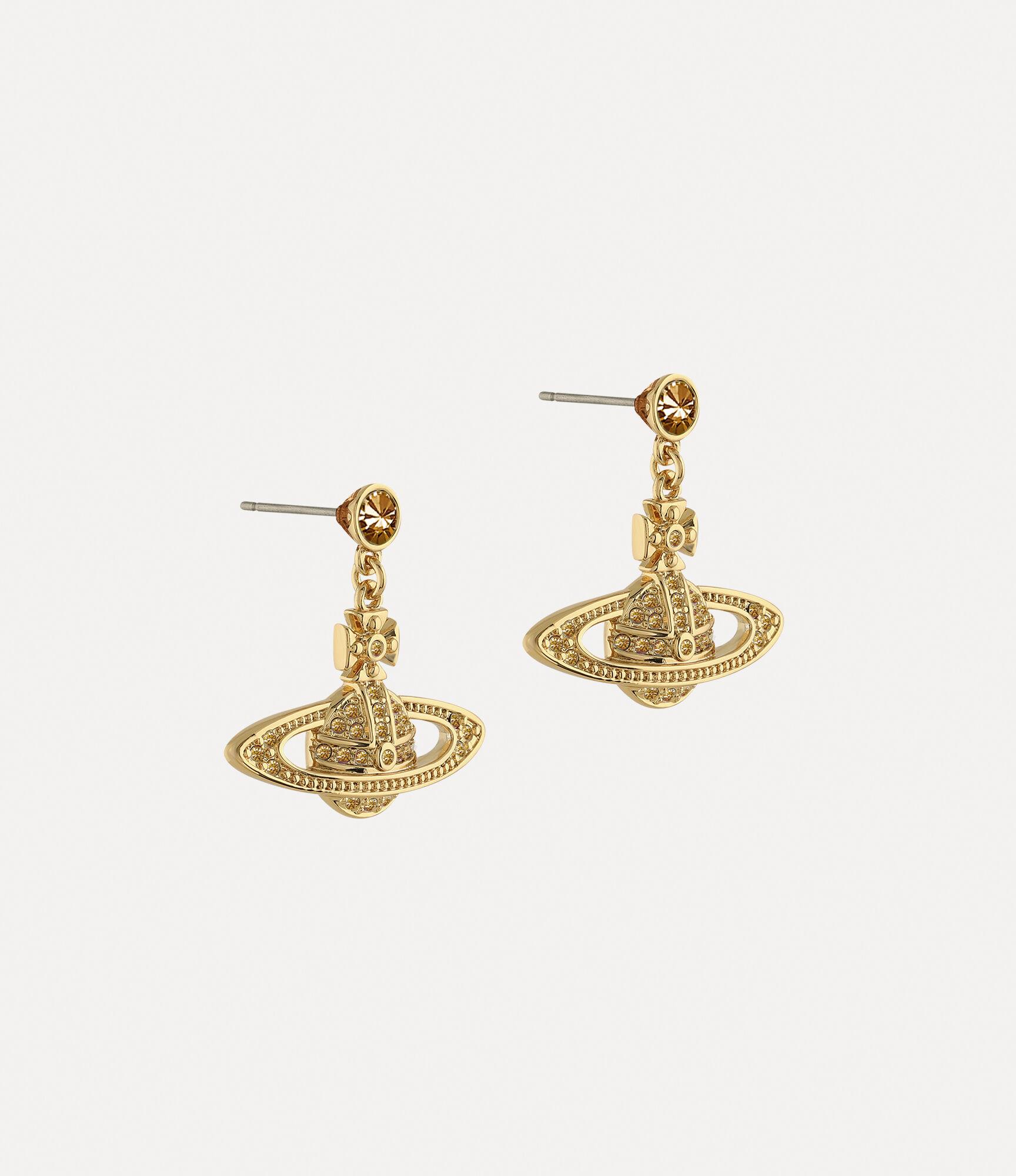 Mini Bas Relief Drop Earrings Product Image