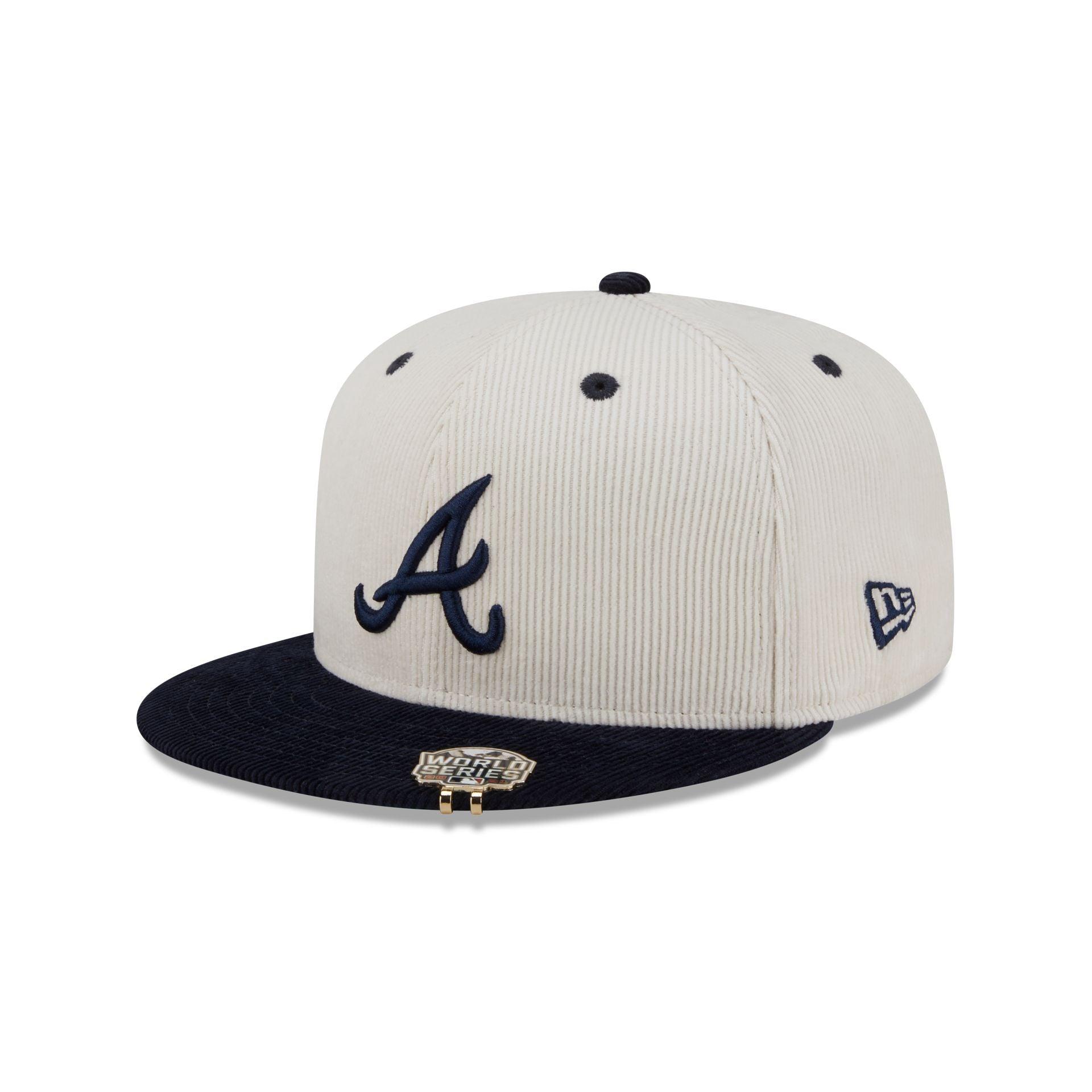 Atlanta Braves Two Tone Cord 59FIFTY Fitted Hat Male Product Image