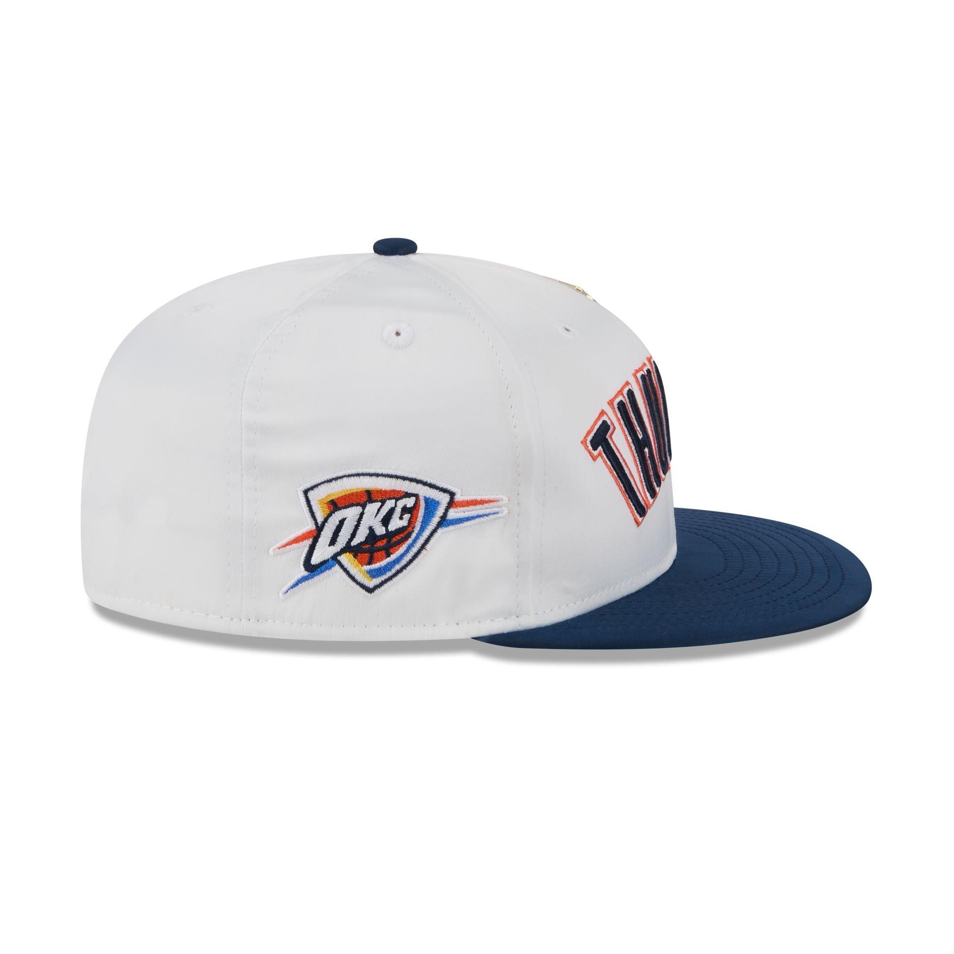 Oklahoma City Thunder Spring Satin 59FIFTY Fitted Hat Male Product Image