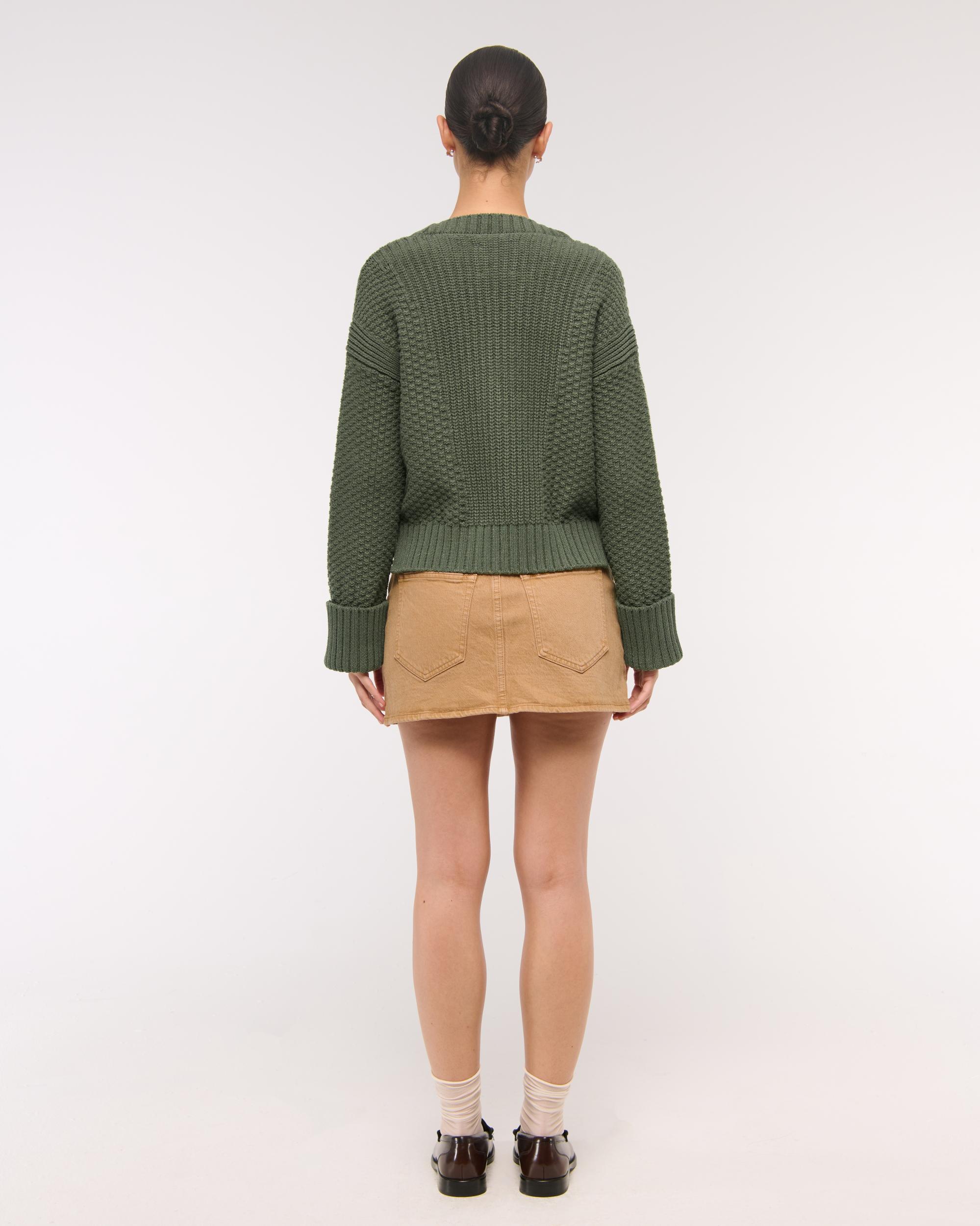 The A&F Cameron Seed Stitch Cardigan Product Image