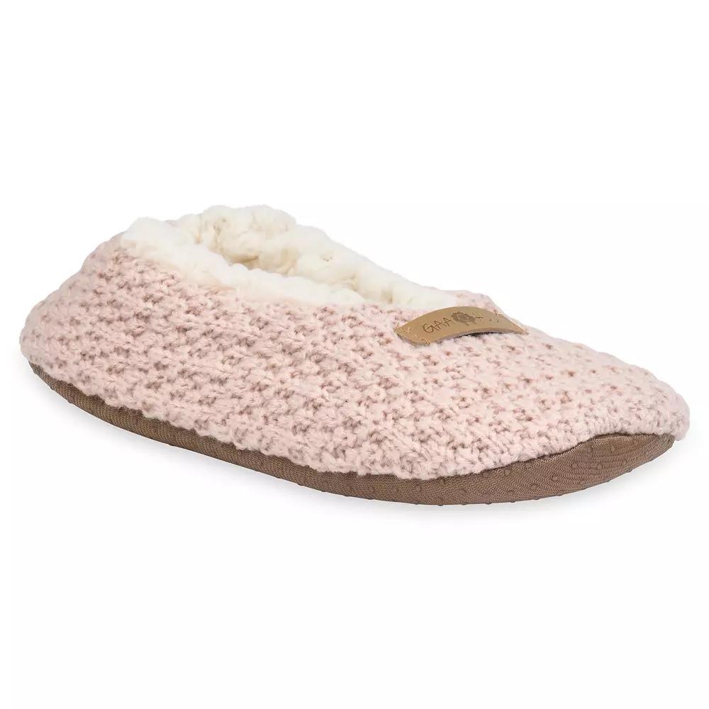 GaaHuu® Textured Knit Women's Ballerina Slippers, Pink Product Image