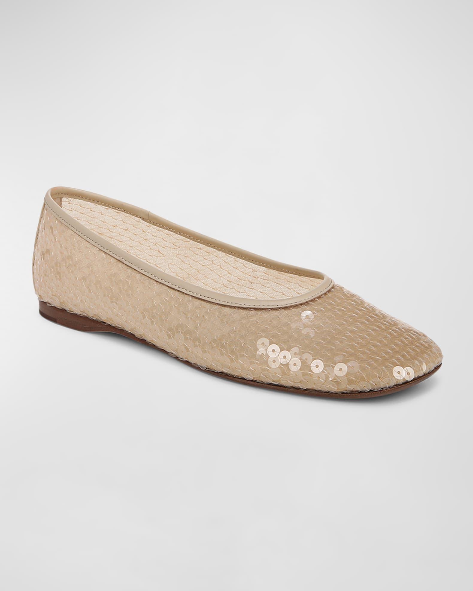 Leah Sequin Ballerina Flats Product Image