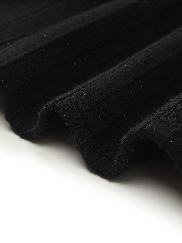 Crop Jacket With Flaps And Half Skirt Two-Piece Suit Product Image