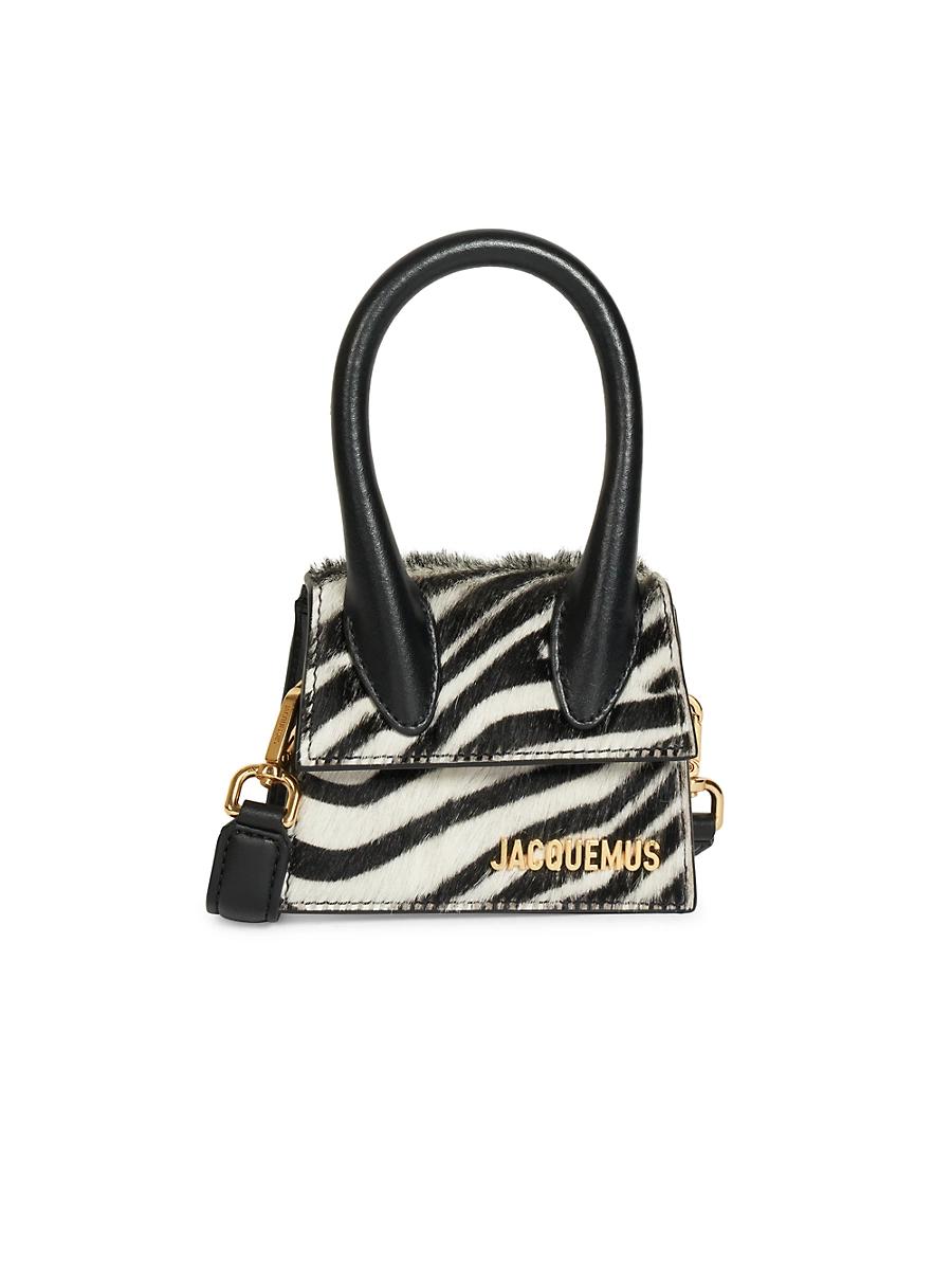 Womens Le Chiquito Leather & Calf Hair Bag Product Image