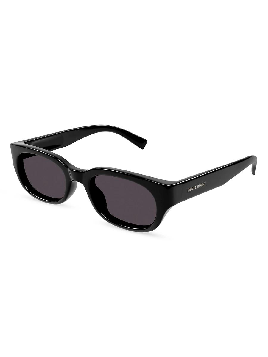 Womens Script Rectangular Sunglasses Product Image