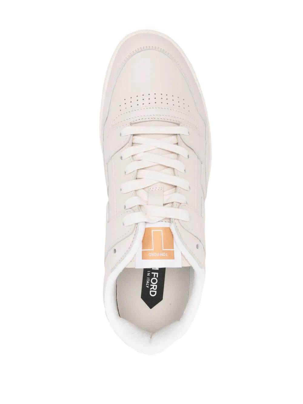 logo-debossed leather sneakers Product Image