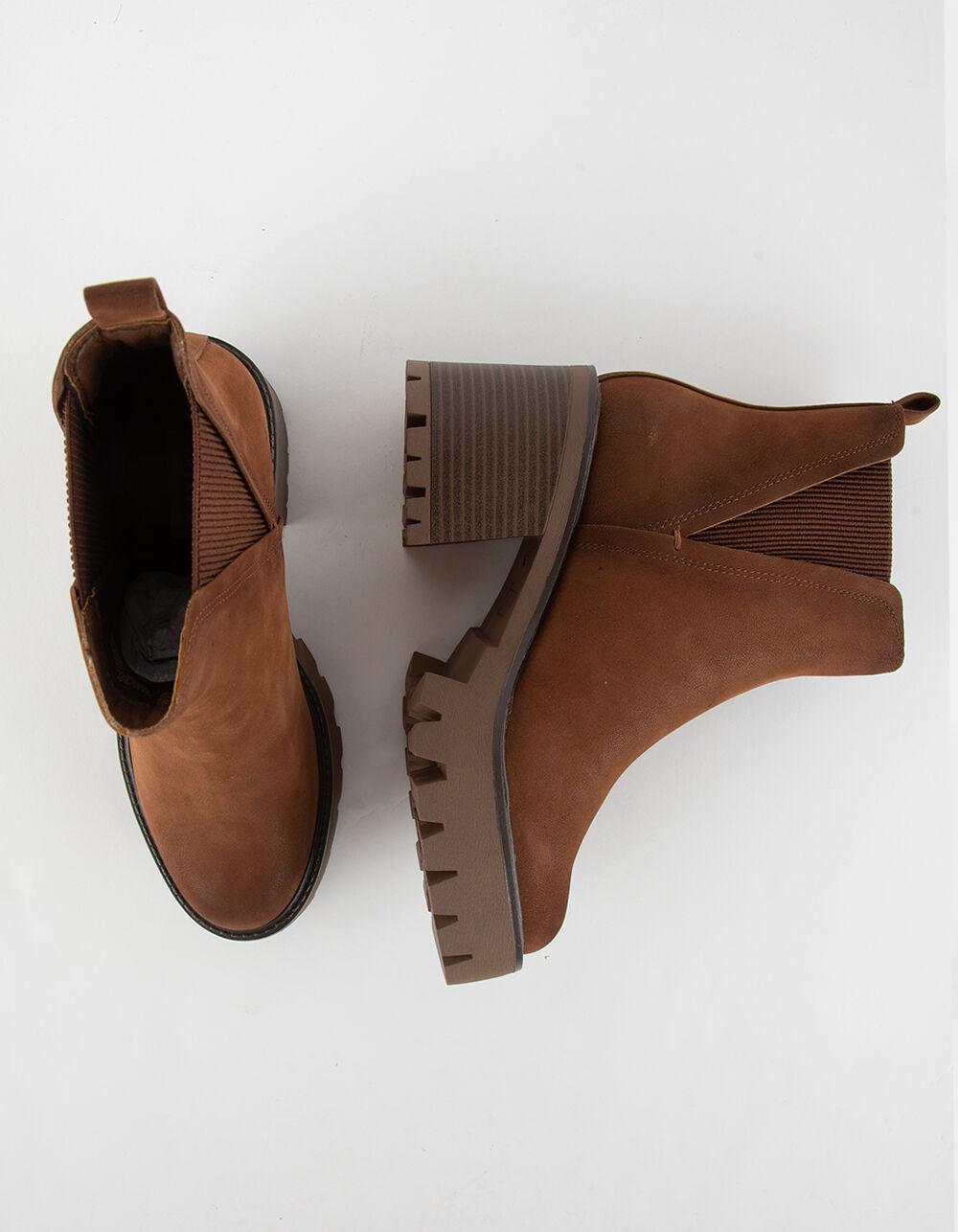 MIA Vito Lug Chelsea Womens Boots - COGNAC Product Image