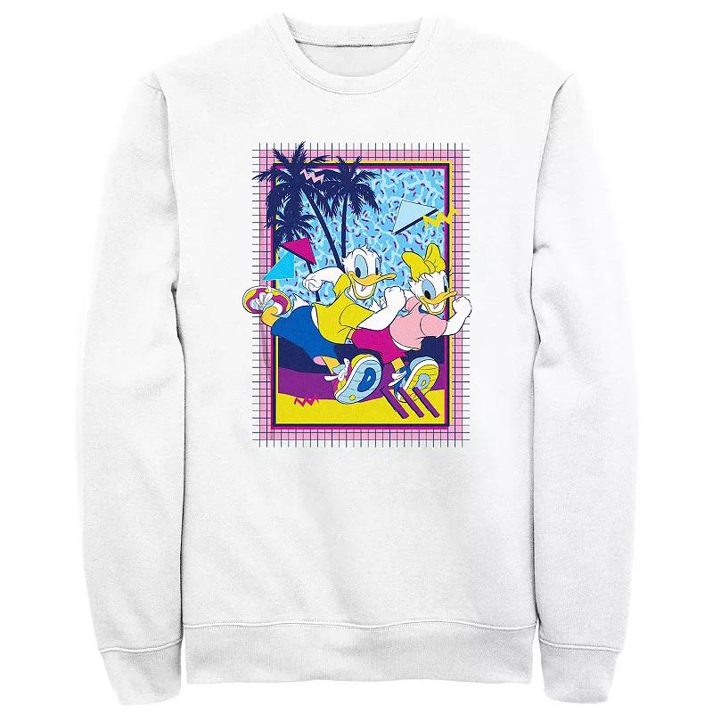 Disney's Donald Duck & Daisy Men's Couple Run Fleece Sweatshirt,  Product Image