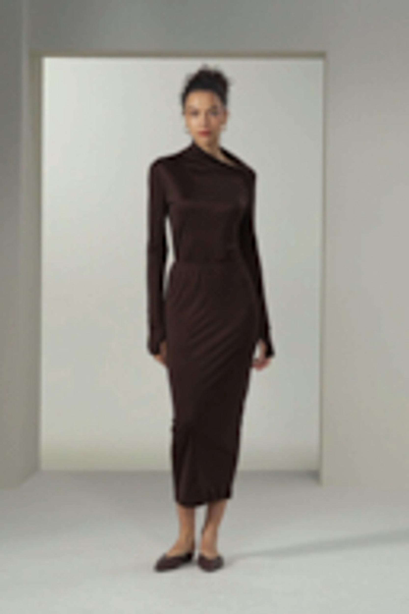 LILYSILK Womens Silk Midi Skirt | Black Pure Silk | Lightweight Knee-To-Calf Skirt 12 Product Image