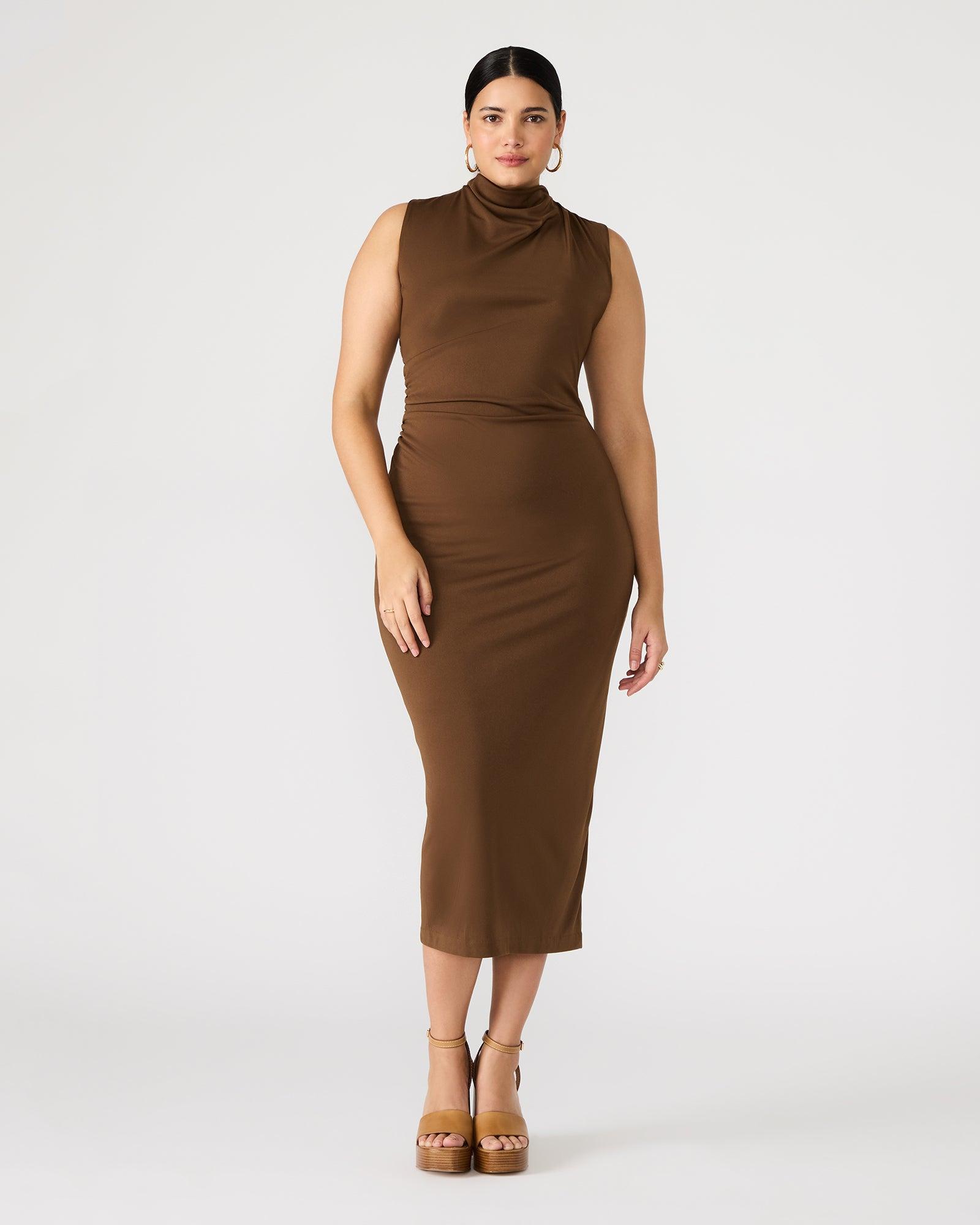 MO DRESS BROWN Female Product Image