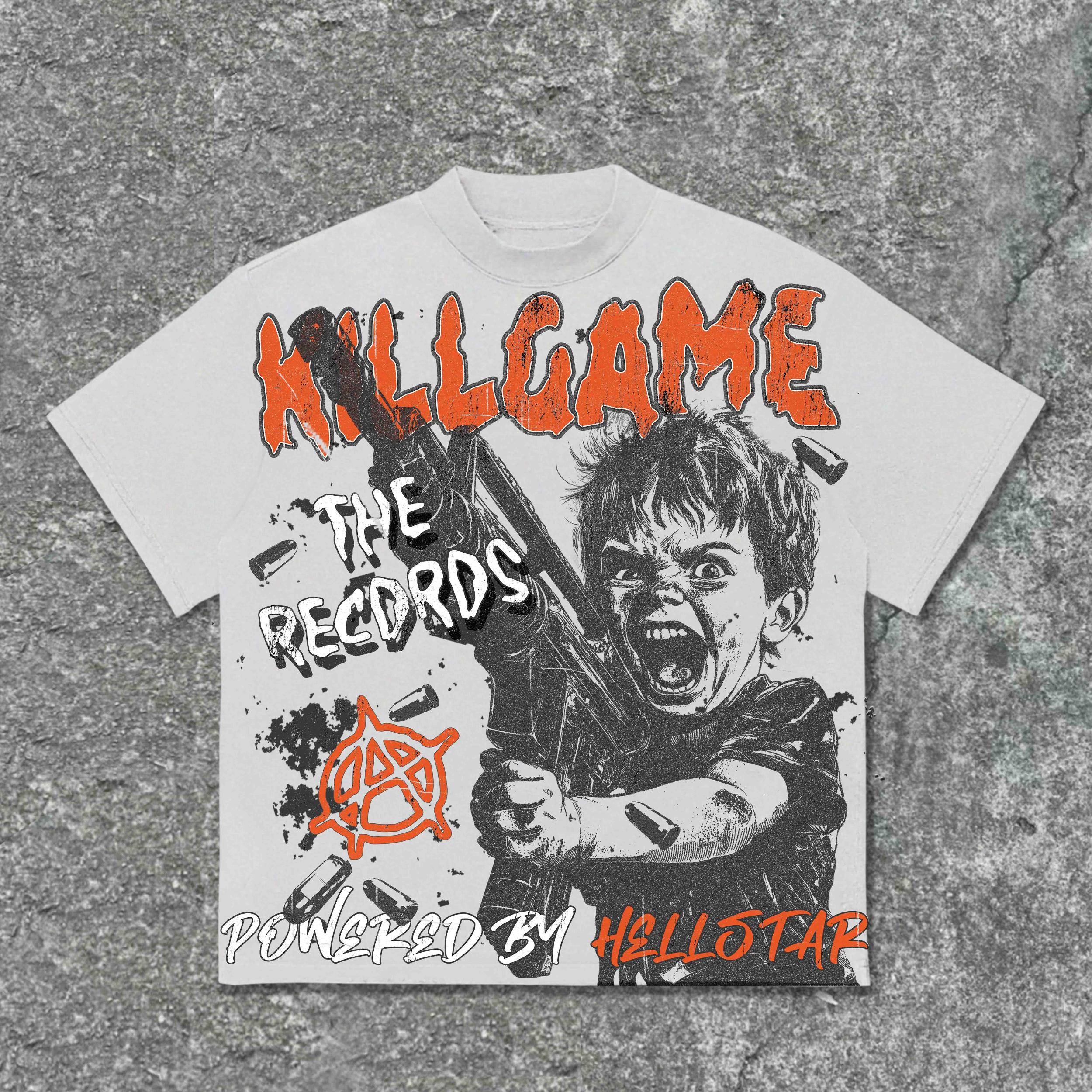 Sopula Street Killgame Makes Old Graphics Cotton T-Shirt Product Image