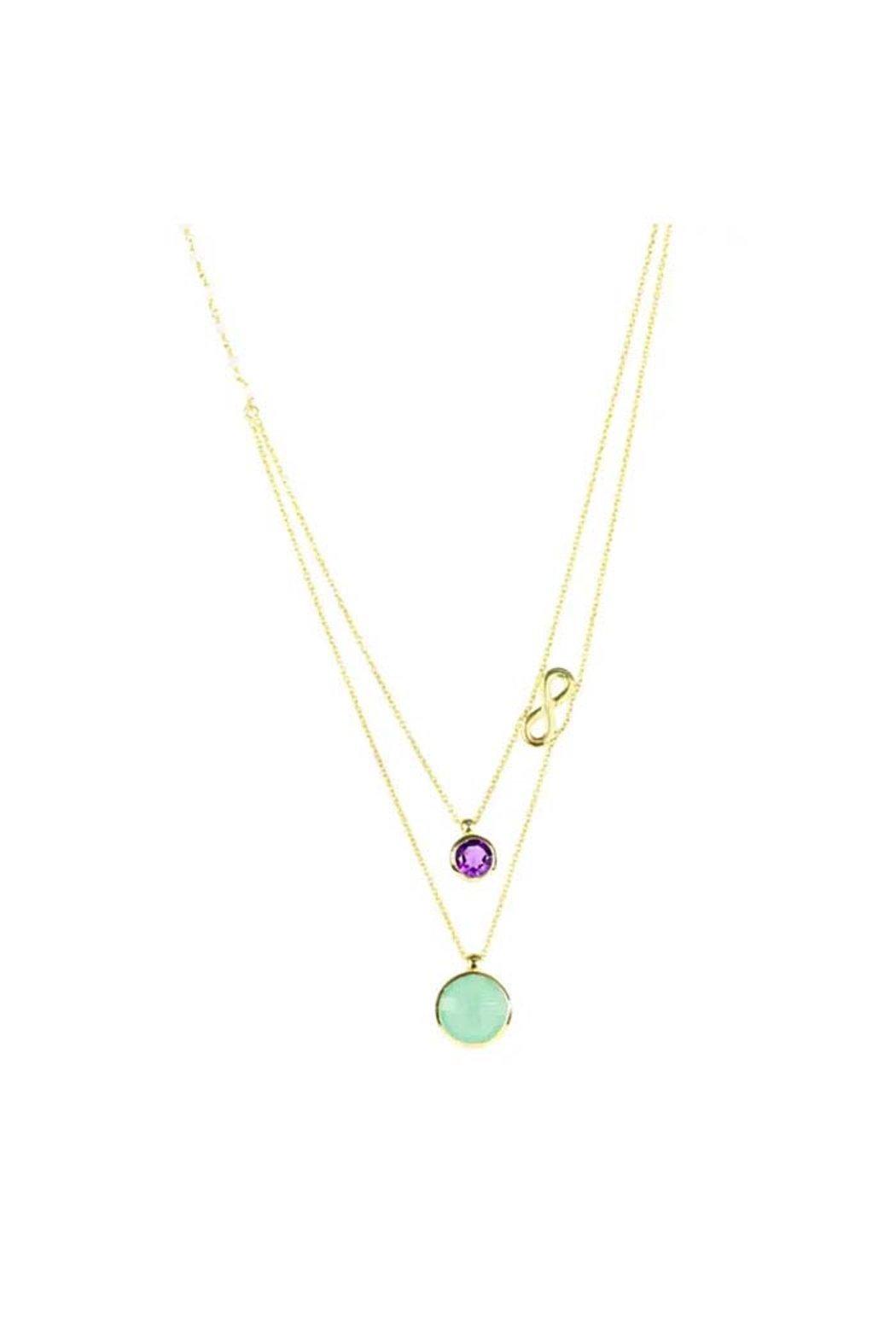 Double Layer Infinity Necklace Product Image