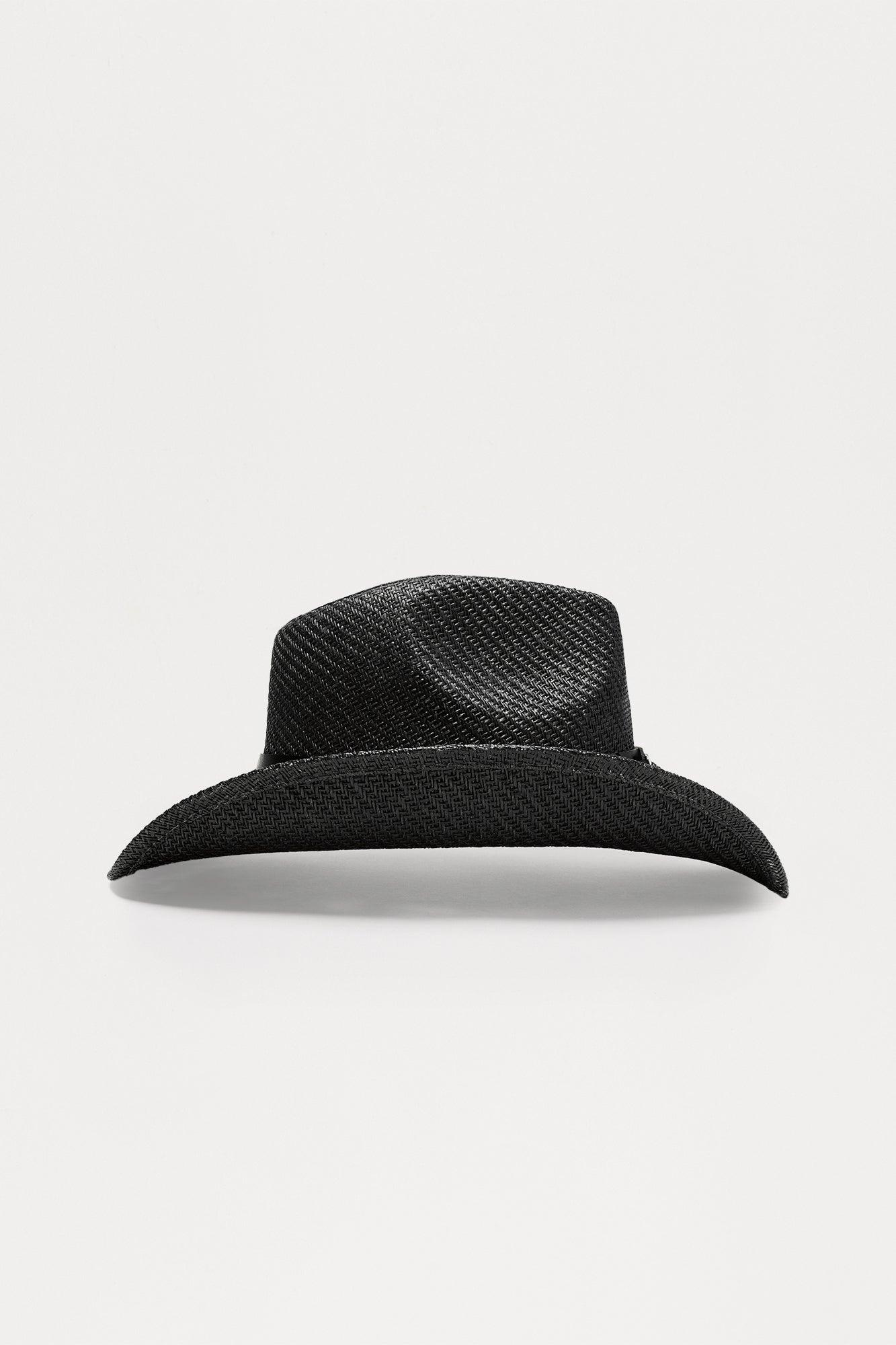 Stay Wild Stay Free Cowboy Hat - Black Female Product Image