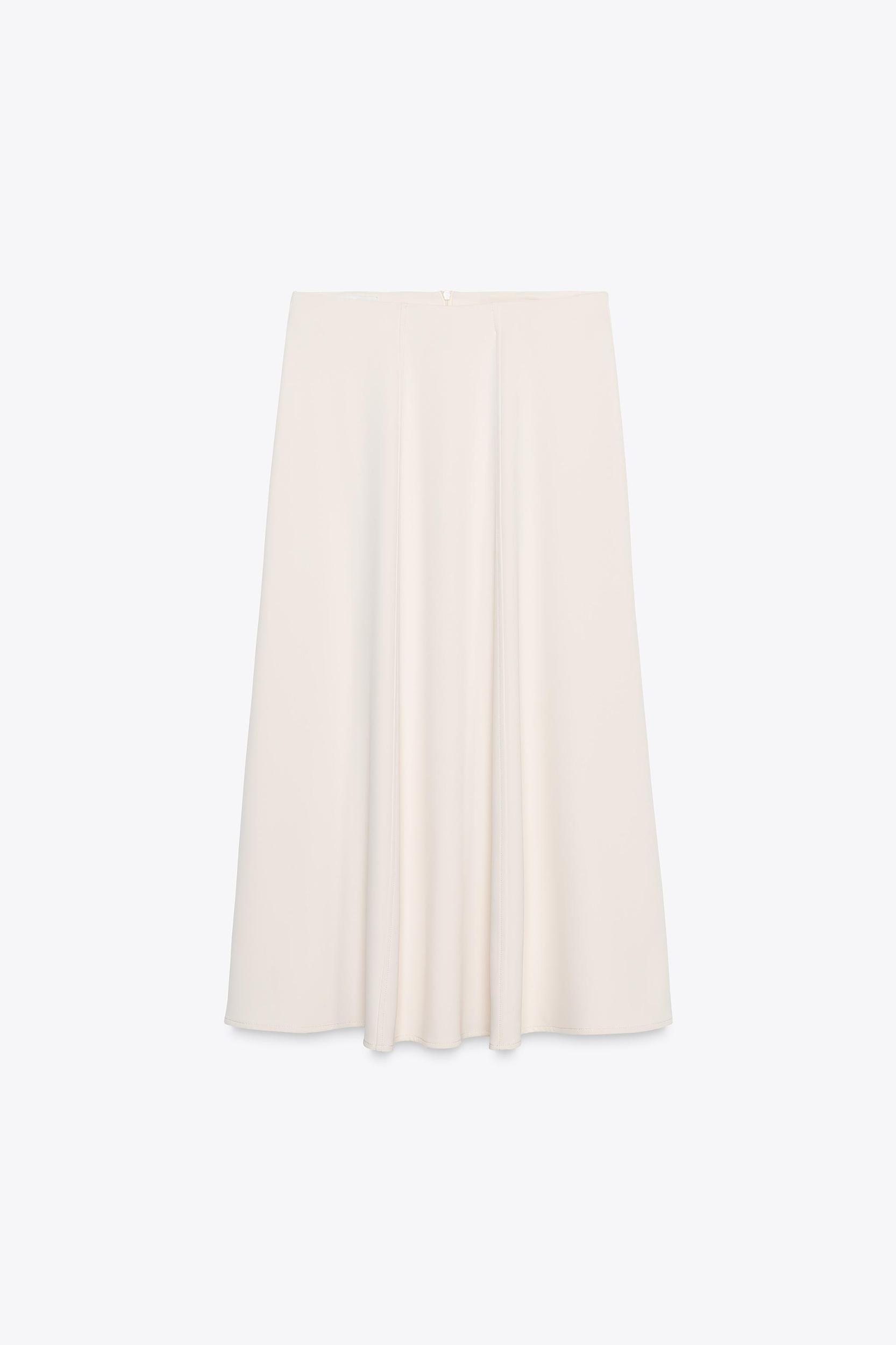 CREPE MIDI SKIRT Product Image