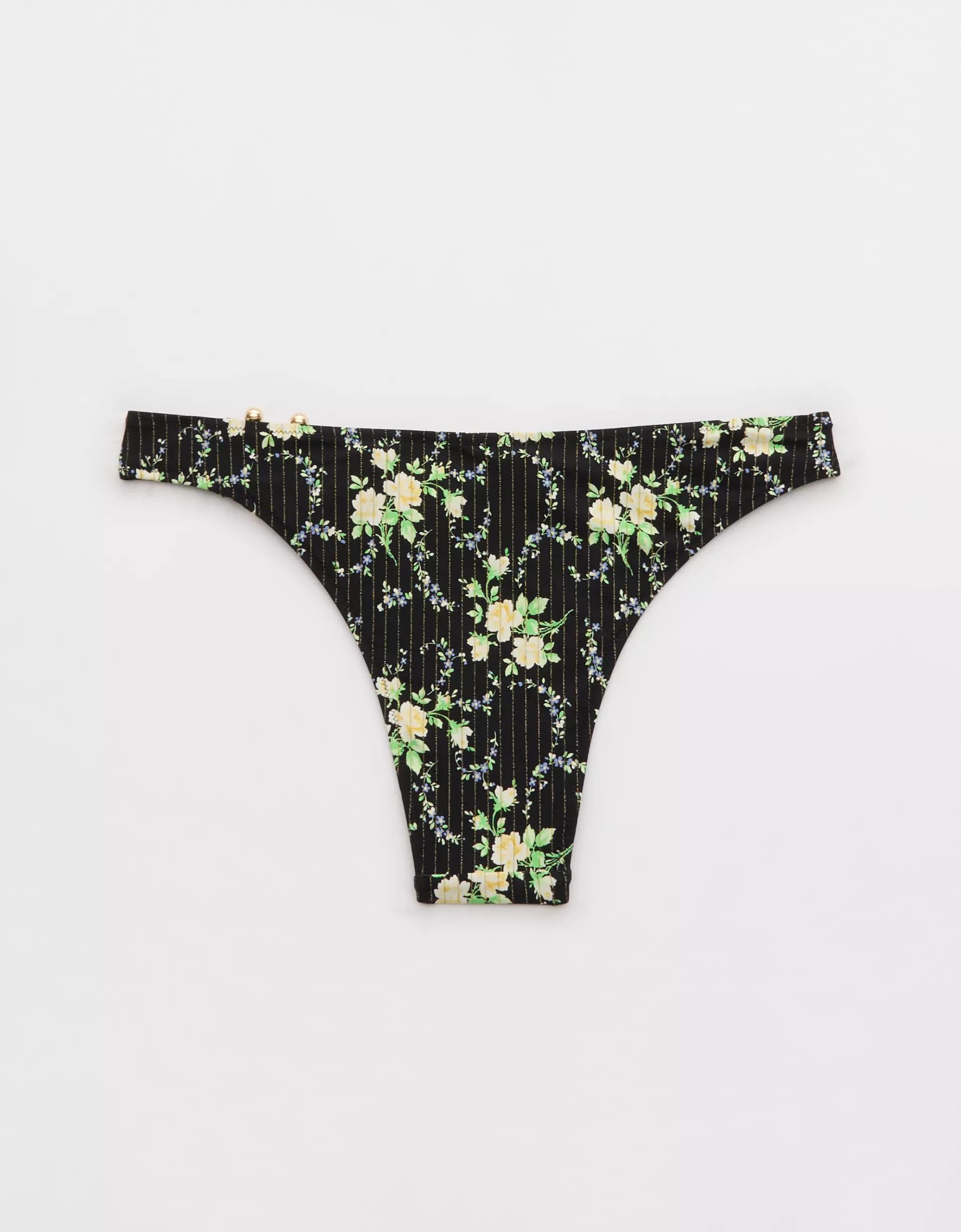 Aerie High Leg Cheeky Bikini Bottom Product Image