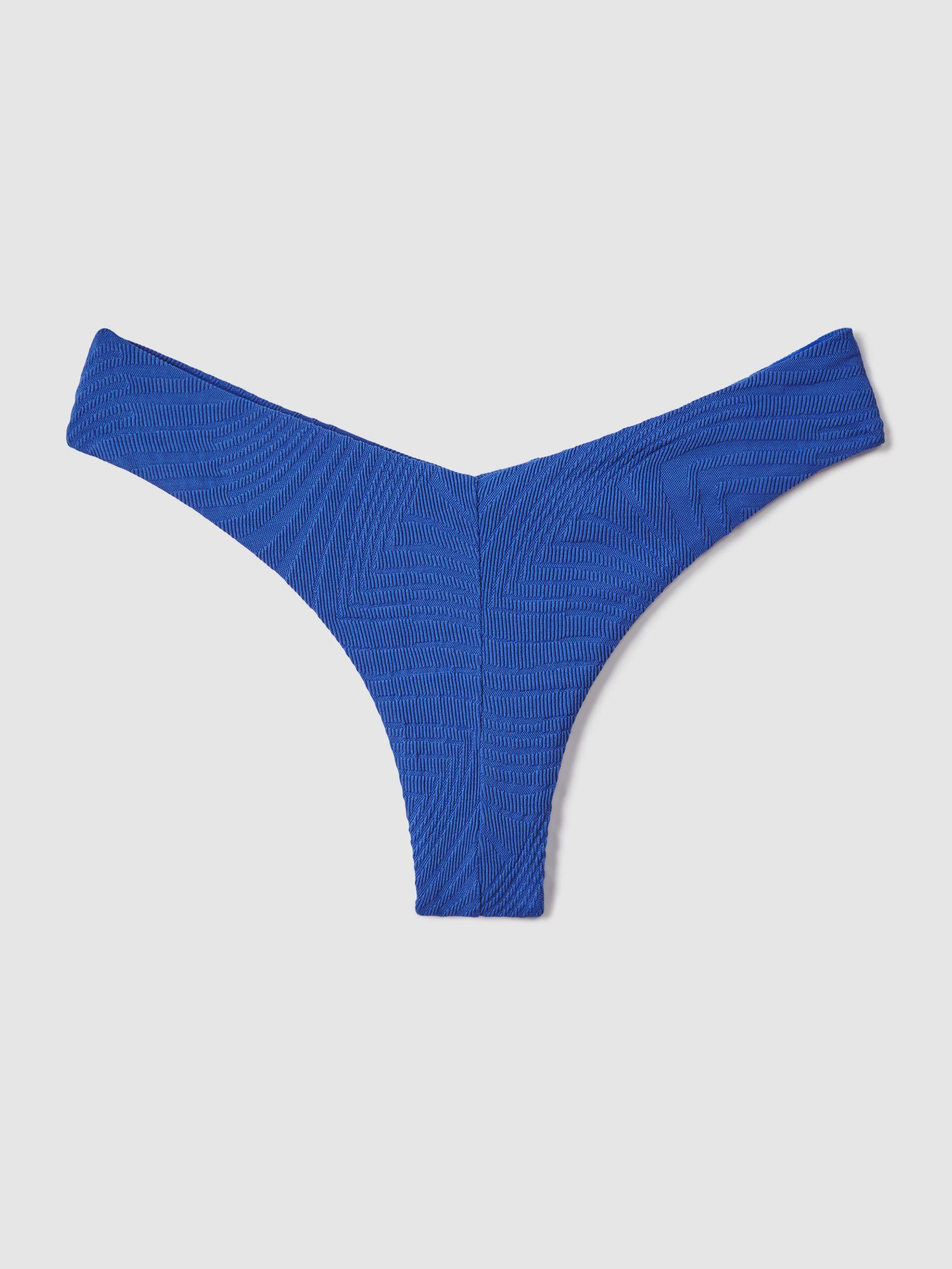 FELLA High Cut Bikini Bottoms in Blue Product Image