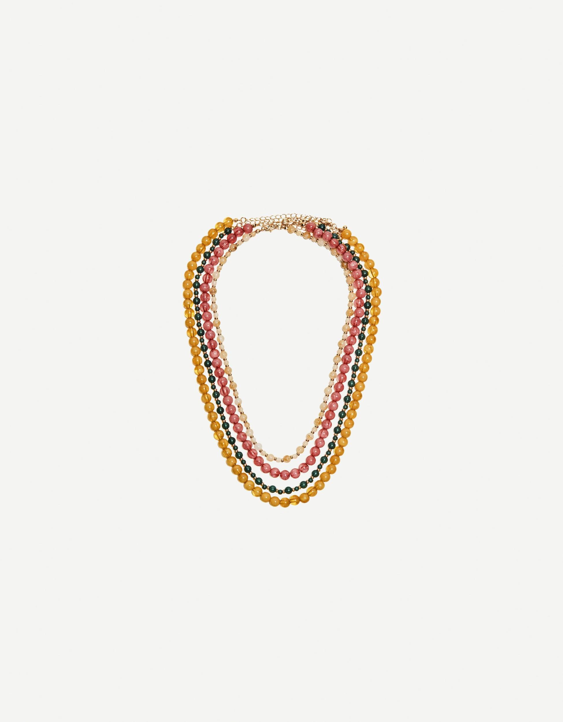 4-pack of necklaces with beads Product Image