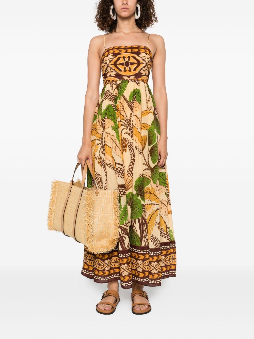 Foliage Sketch maxi dress Product Image