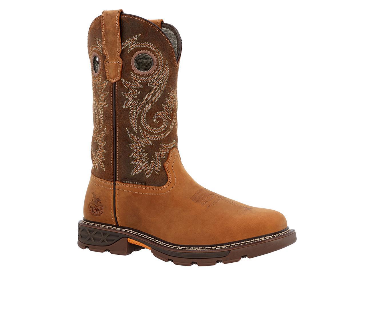 Men's Georgia Boot Carbo-Tec FLX Alloy Toe Waterproof Pull On Work Boots Product Image