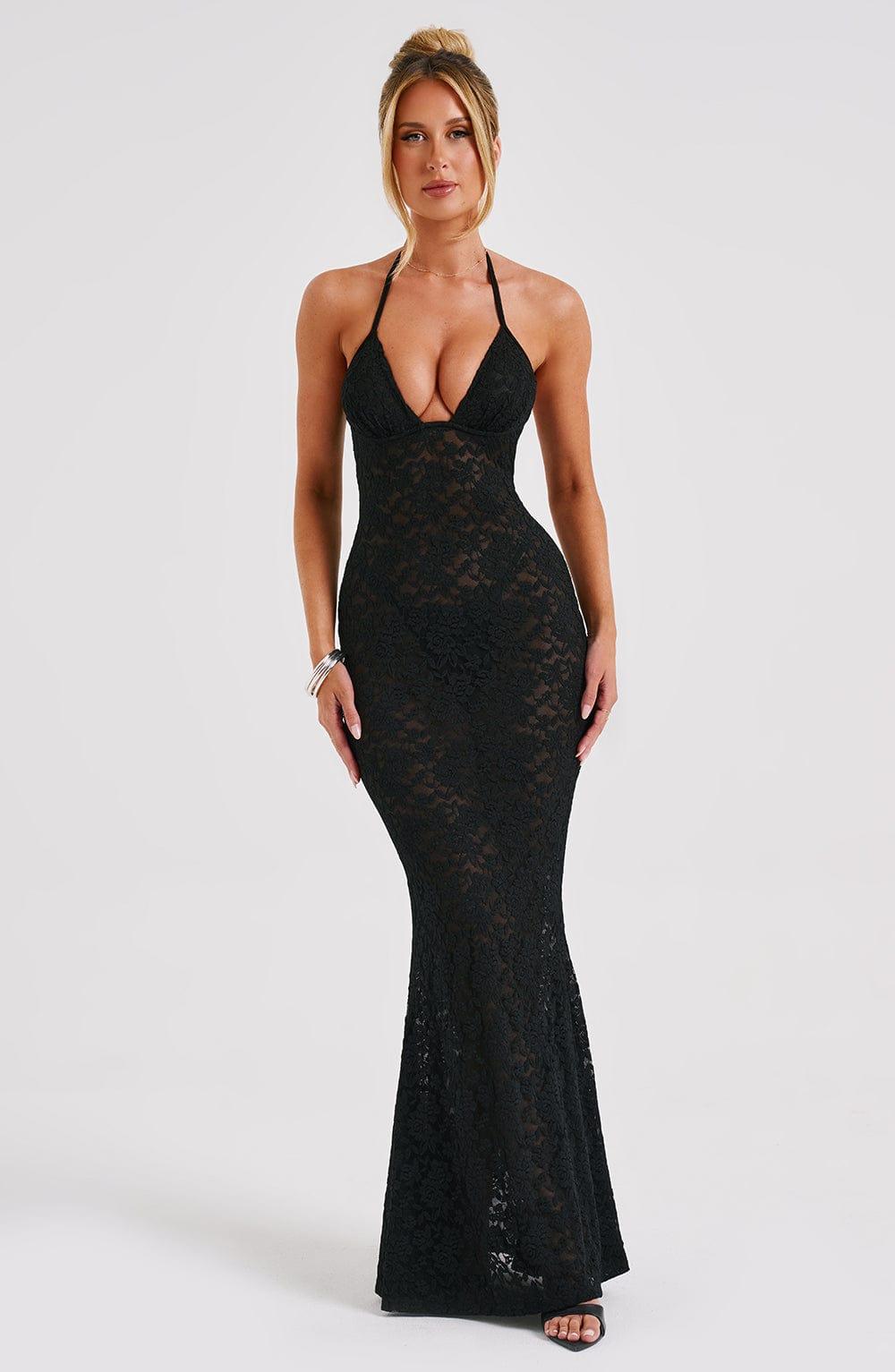 Leilina Maxi Dress - Black Product Image
