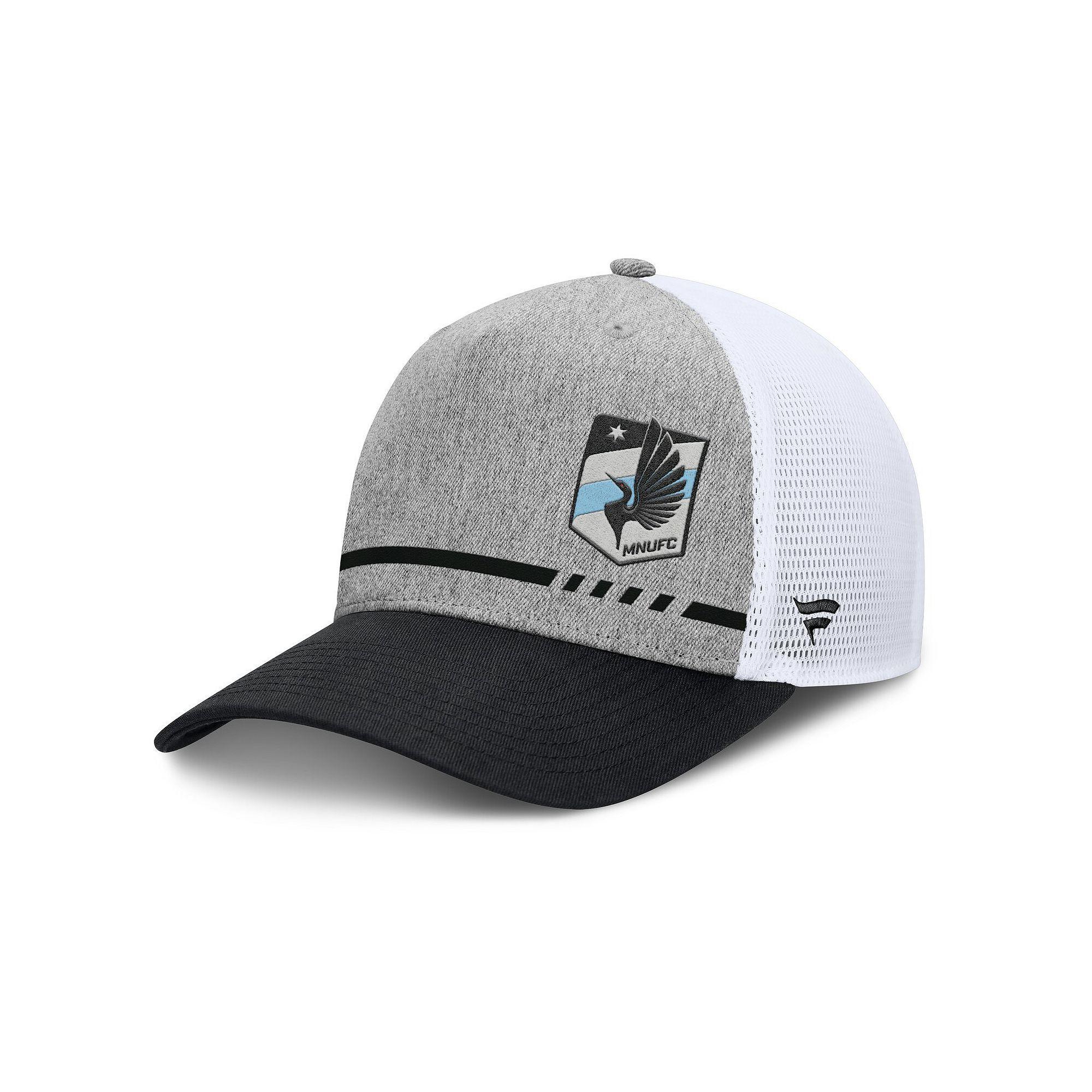 Men's Fanatics Heather Gray Minnesota United FC Low Block Trucker Adjustable Hat, Mfc Grey Product Image