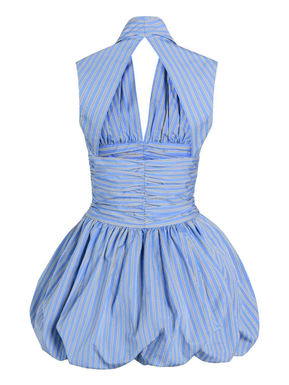 striped bubble-hem mini dress Product Image
