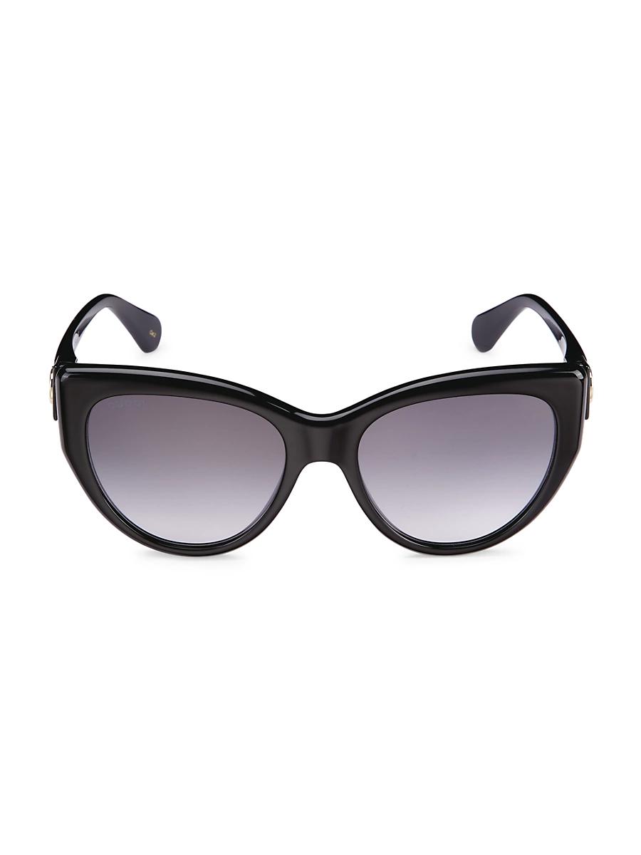 Womens Gucci Logo 56MM Cat-Eye Sunglasses Product Image