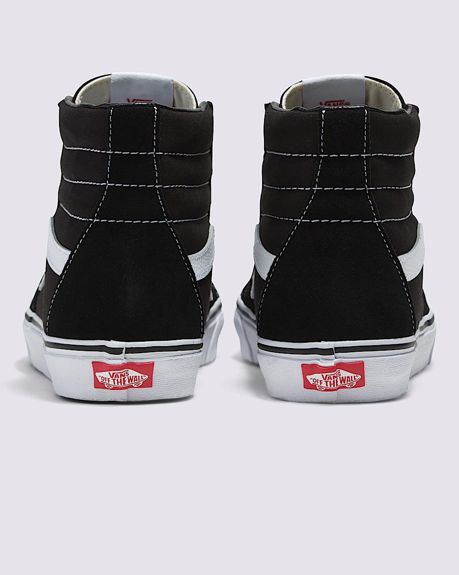 Vans | Sk8-Hi Black/Black/White Classics Shoe Product Image