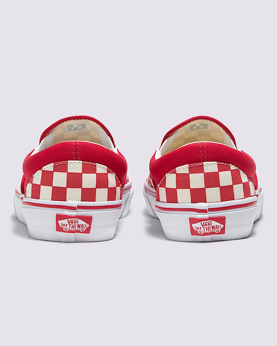 Customs Classic Slip-On Checkerboard Wide Shoe in Customs| Vans US Product Image