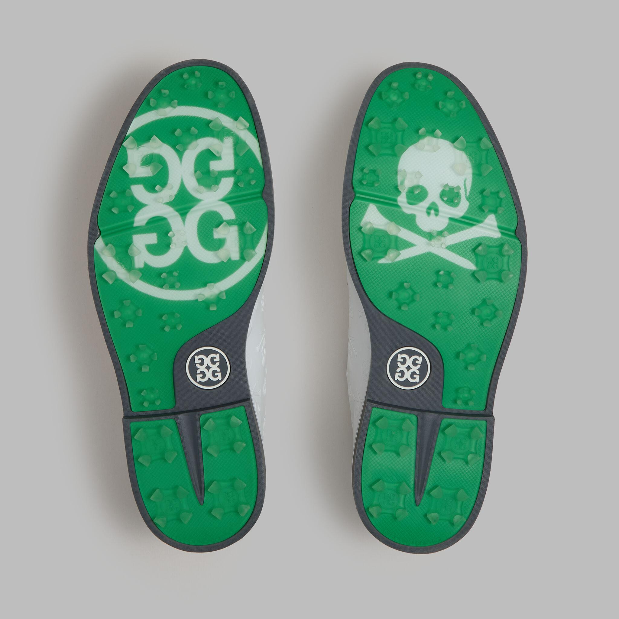 MEN'S GALLIVANTER EMBOSSED SKULL & TEES LEATHER GOLF SHOE Product Image