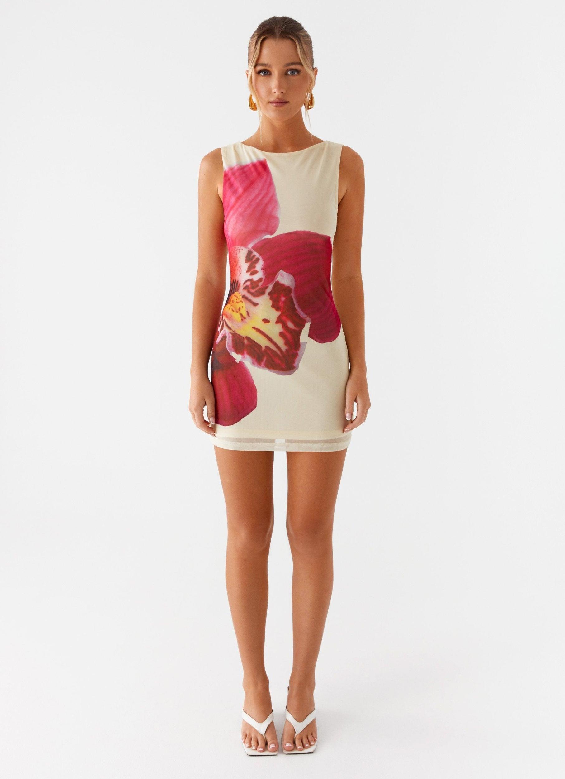 Happy Hour Mini Dress - Yellow Product Image