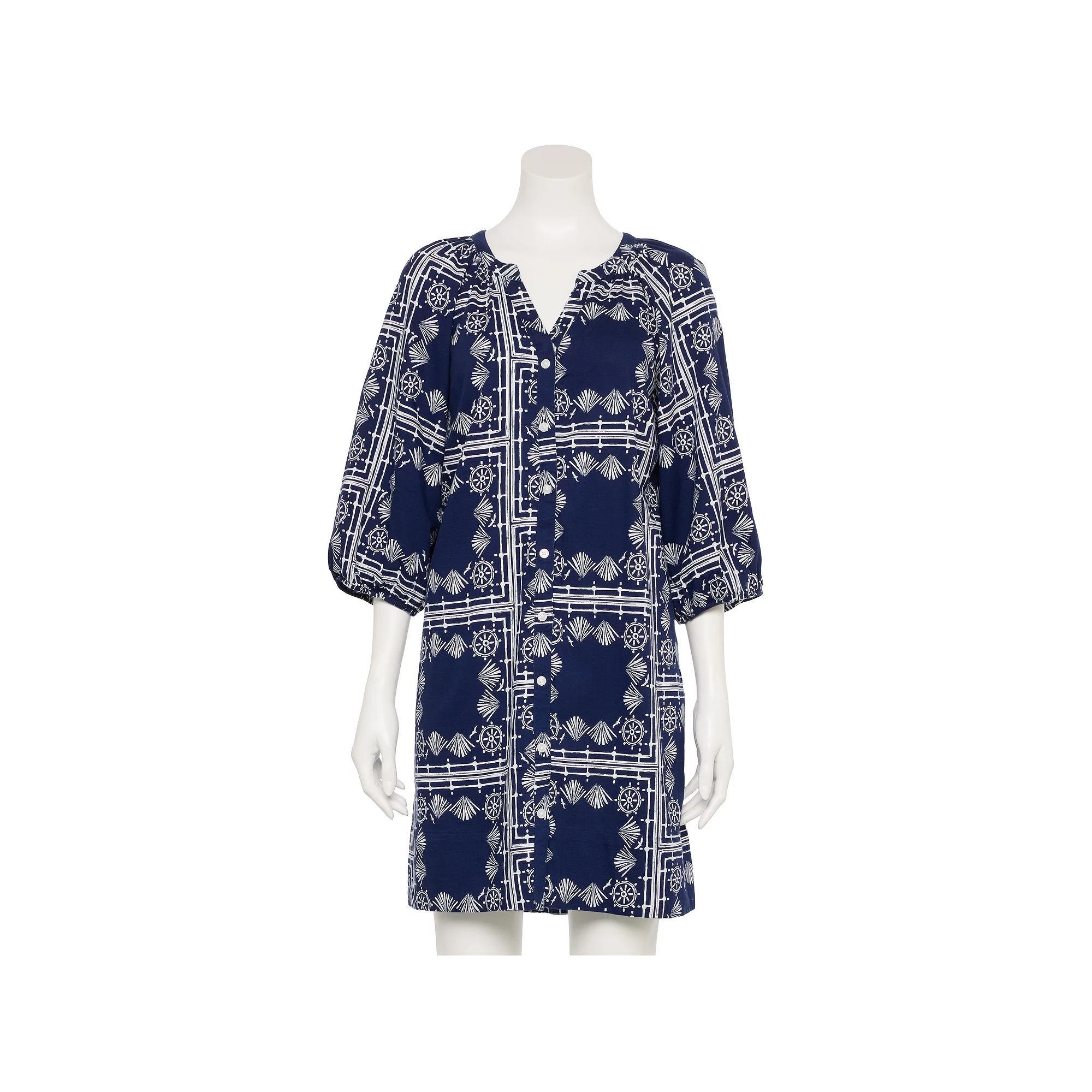 Women's Sonoma Goods For Life® Adaptive Button Front Dress,  Product Image