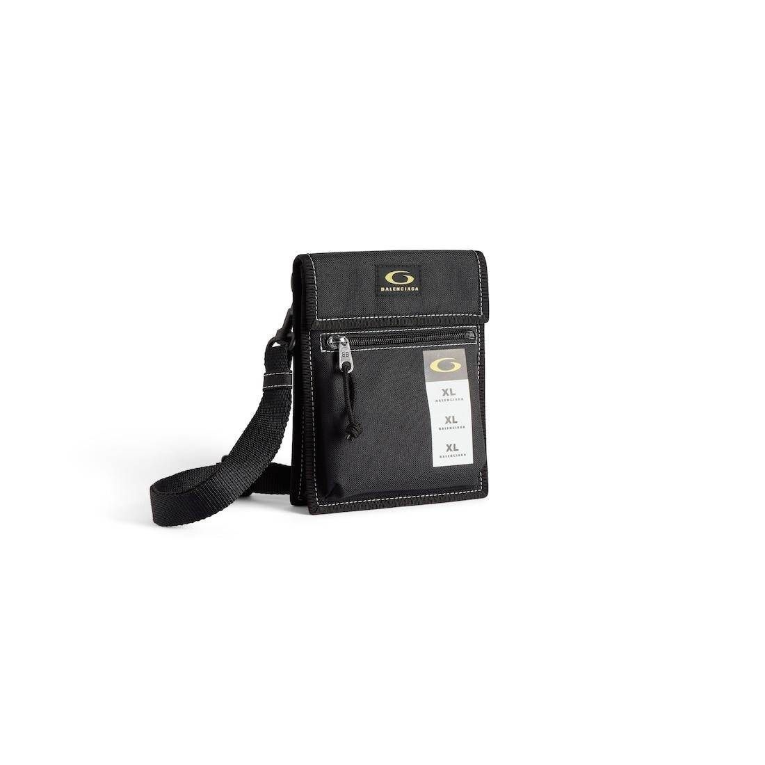 Men's Explorer Pouch With Strap Small in Black/yellow/white Product Image
