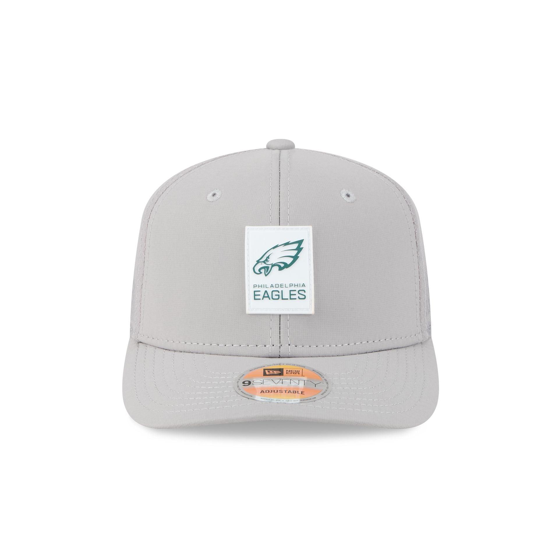 Philadelphia Eagles 2025 Sideline Hot Weather Gray 9SEVENTY Trucker Hat Male Product Image