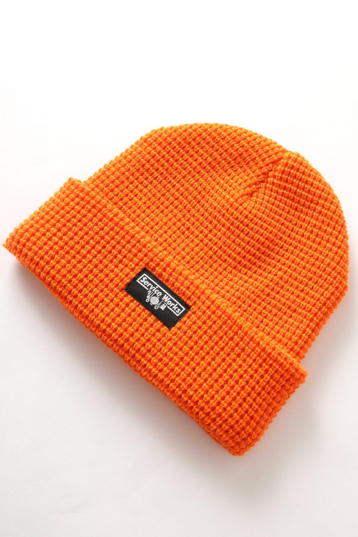 Waffle Logo Beanie - Orange Product Image