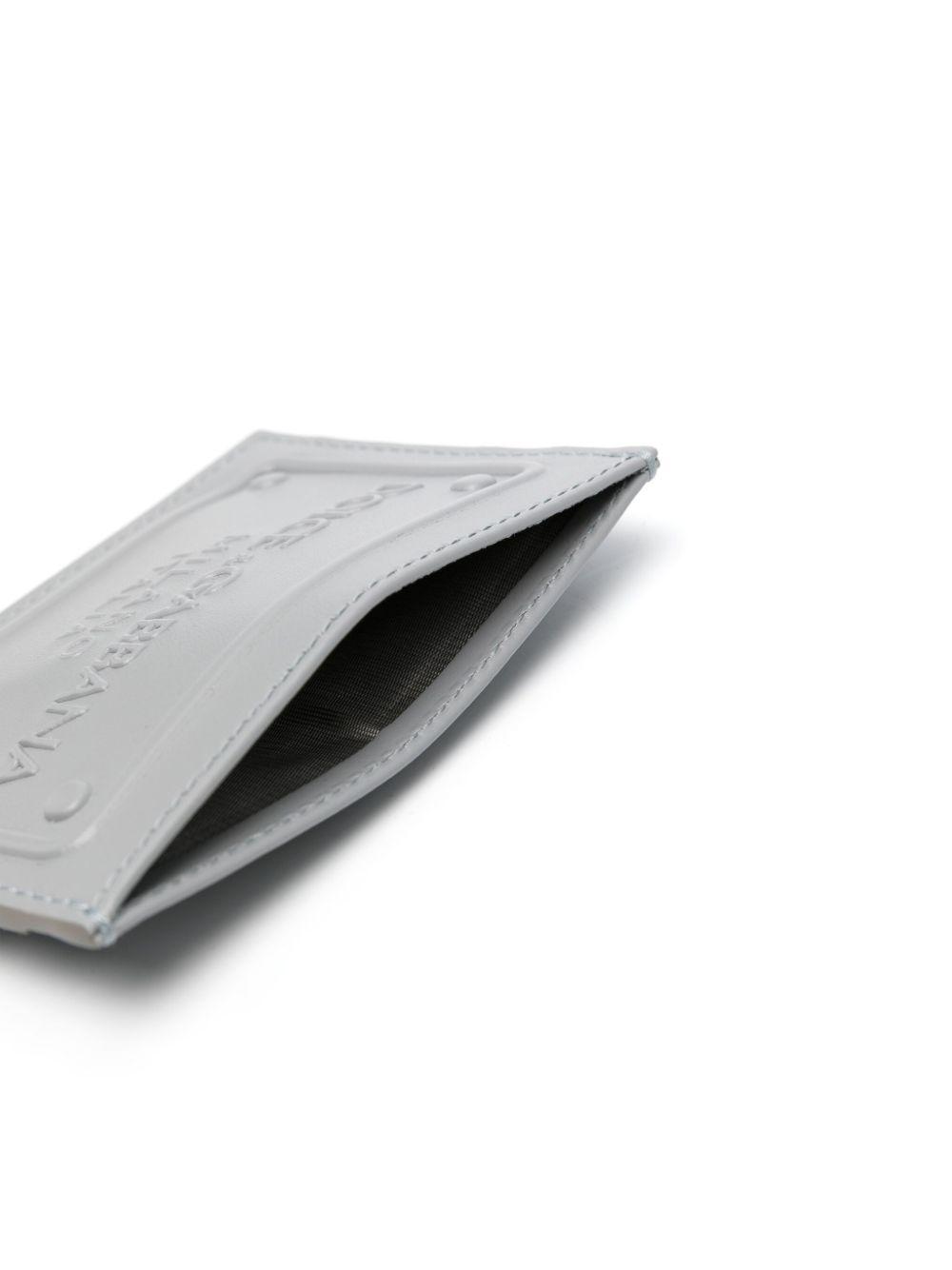 logo-embossed leather cardholder Product Image