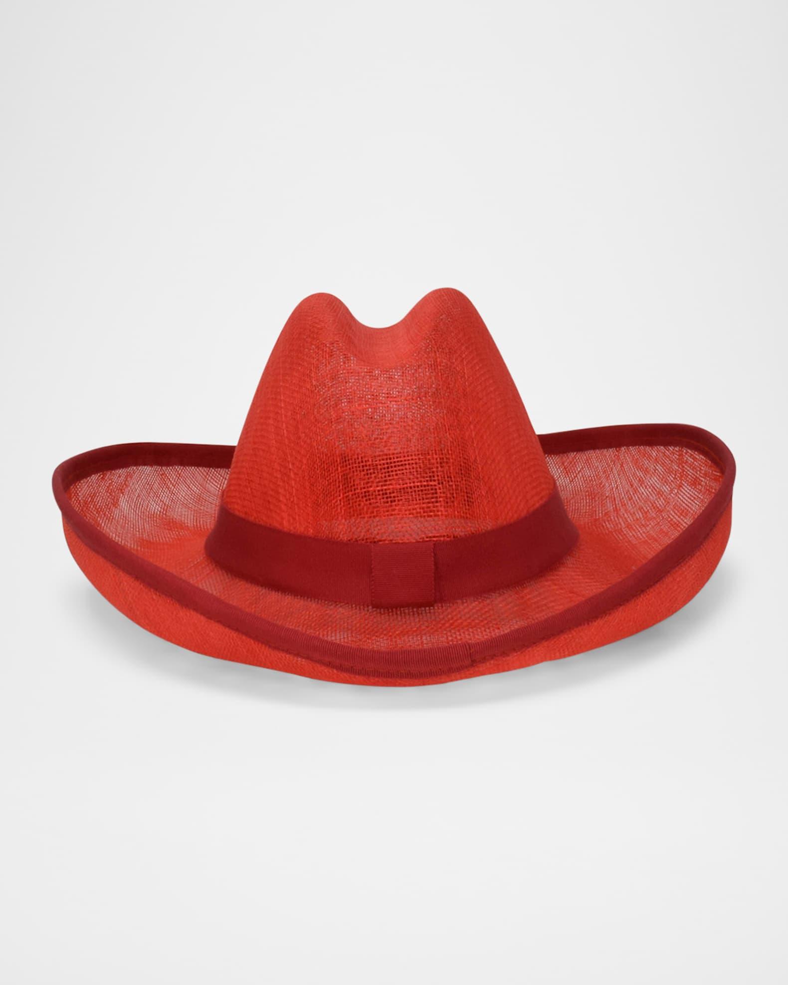 Belle Mesh Cotton Fedora Hat Product Image