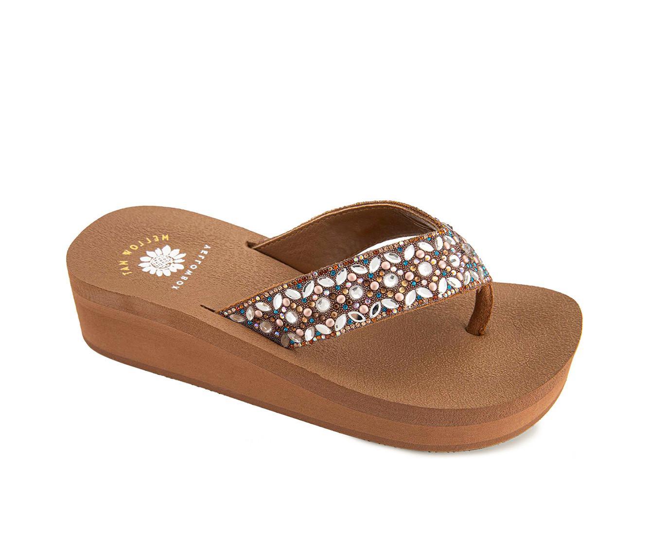 Women's Yellow Box Penza Wedge Flip-Flops Product Image