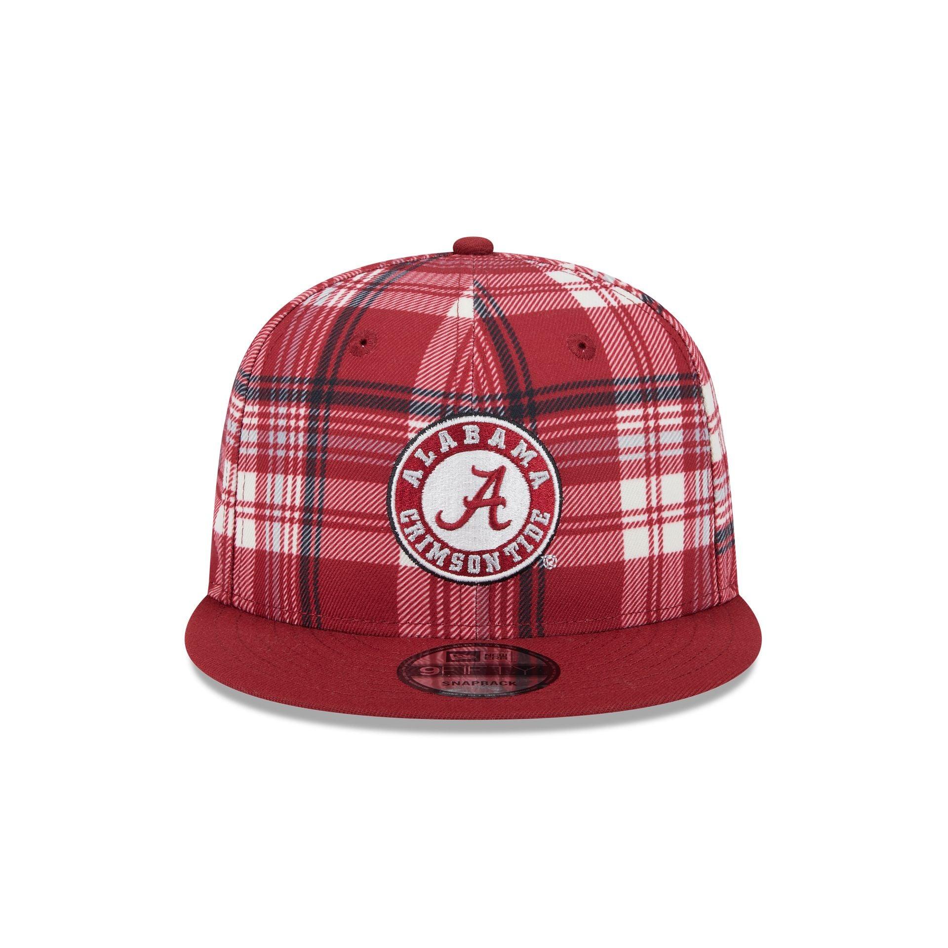 Alabama Crimson Tide Plaid 9FIFTY Snapback Hat Male Product Image