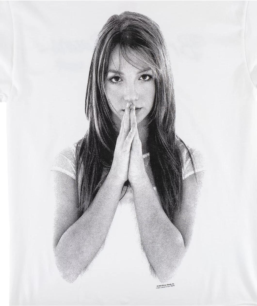 Welcome x Britney Spears Believe White T-Shirt Product Image